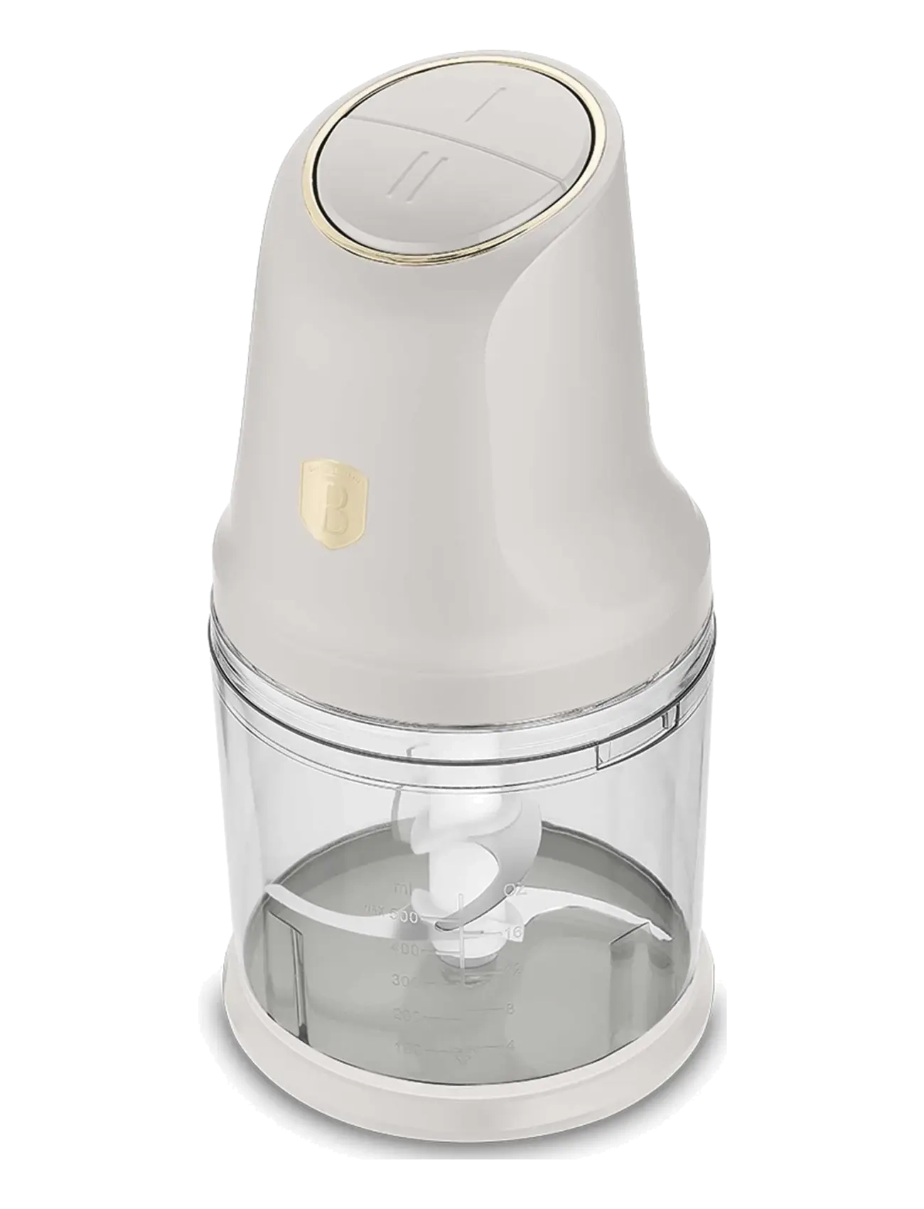 Berlingerhaus Chopper, 2 In 1, Cream, Foodprocessor, Creme, Str: 1L|0.5L