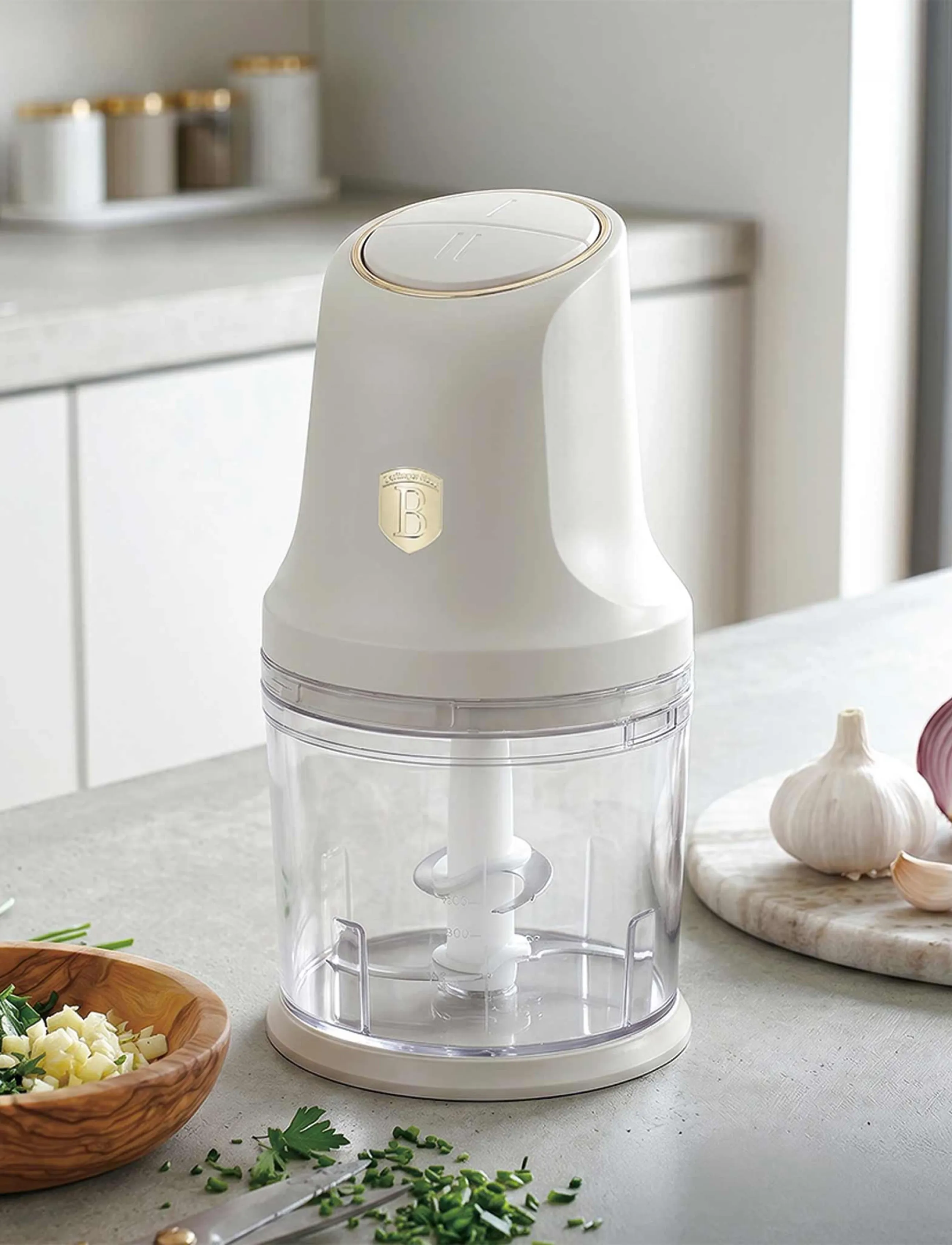 Berlingerhaus - Chopper, 2 in 1, cream - mixer - cream - 4
