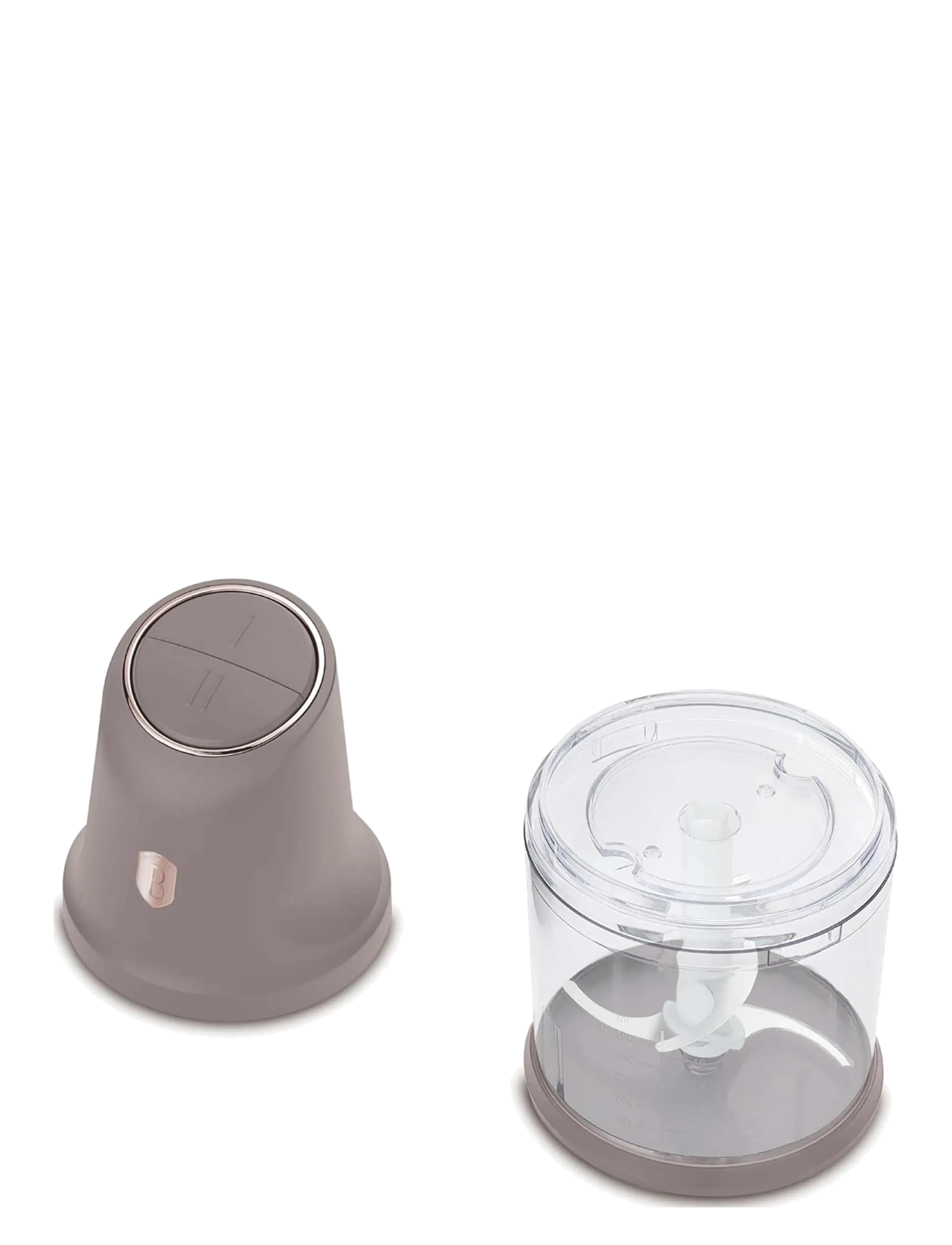 Berlingerhaus - Chopper, 2 in 1, taupe - matberedare & assistenter - matt taupe - 2
