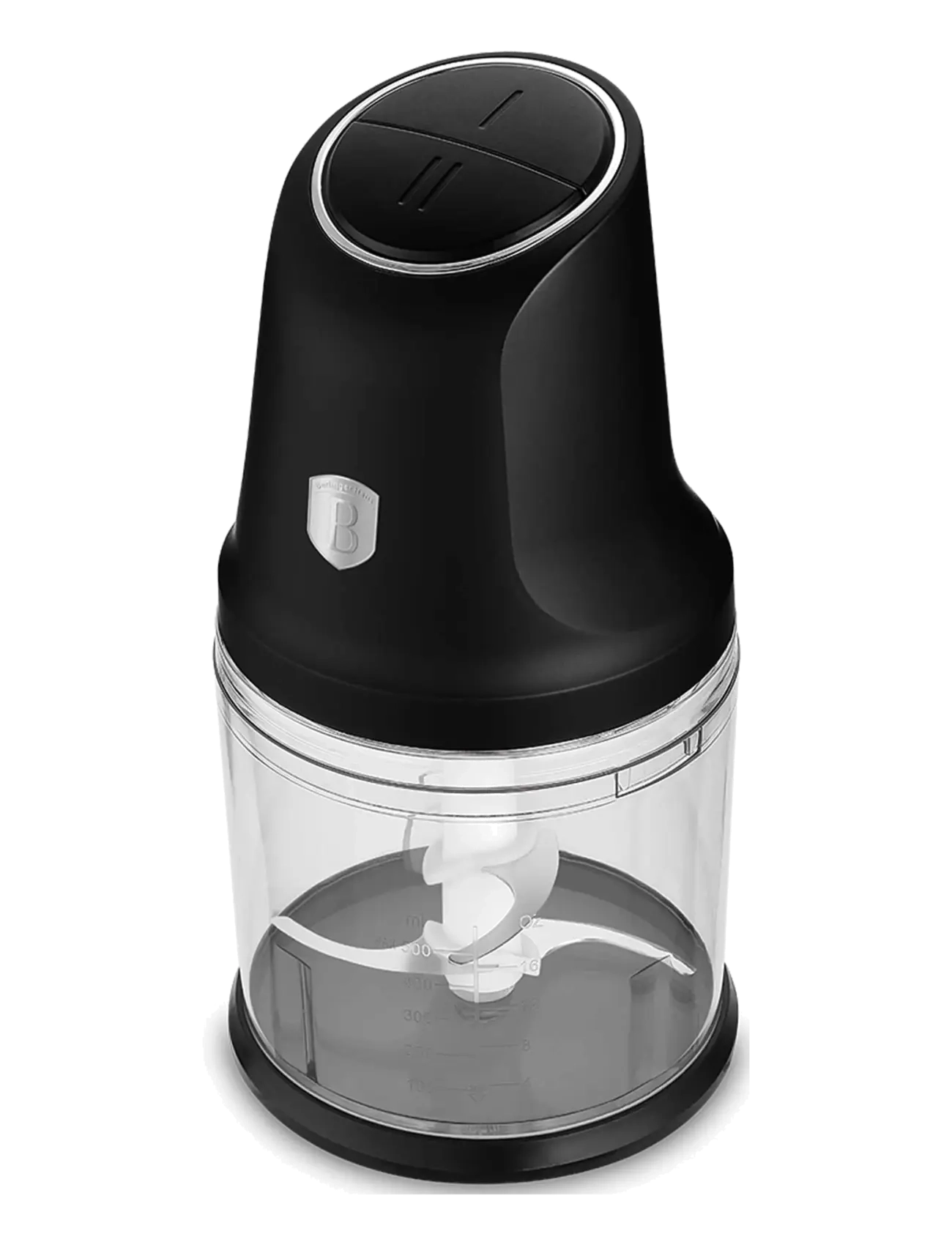 Berlingerhaus Chopper, 2 In 1, Black, Foodprocessor, Sort, Str: 1L|0.5L