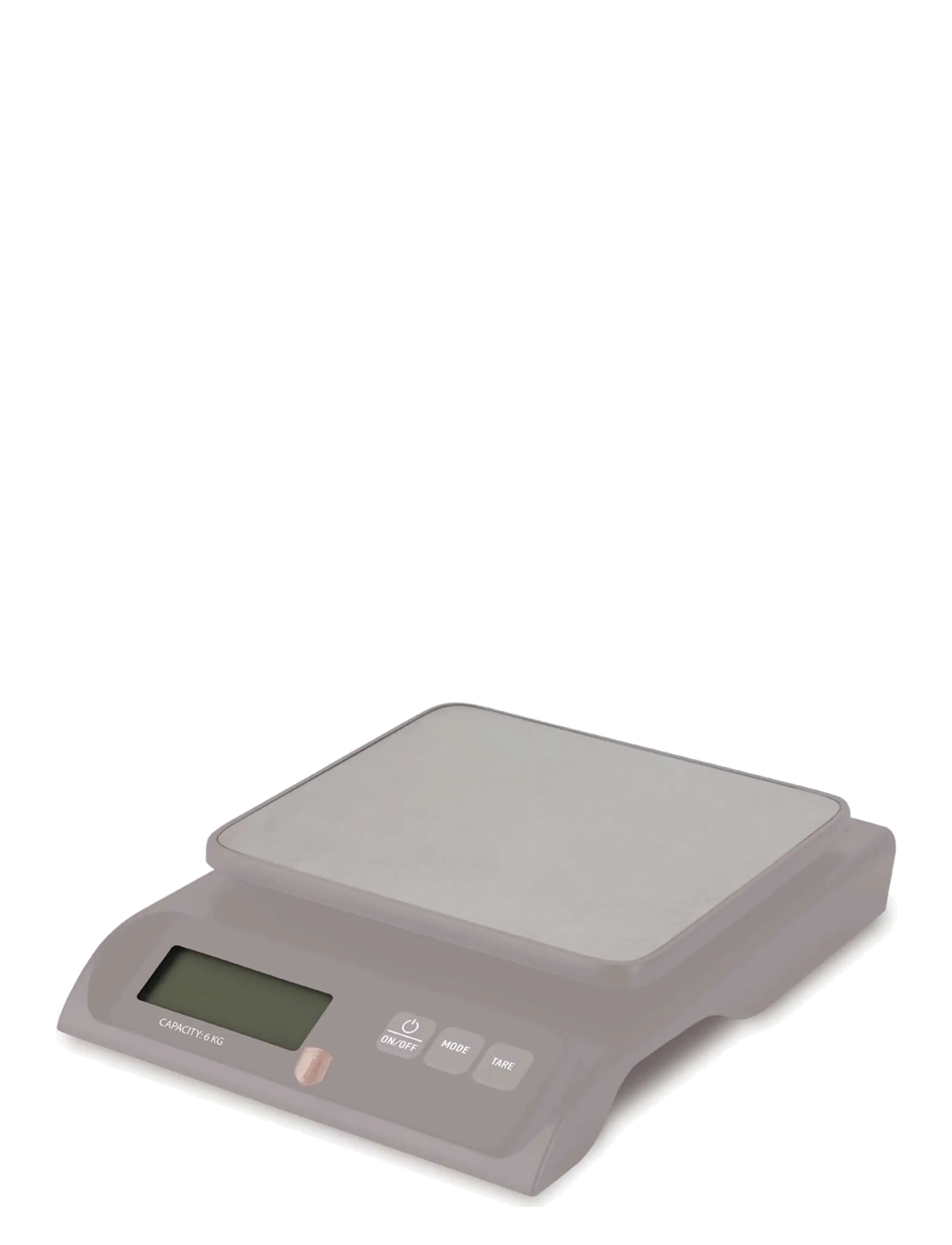 Berlingerhaus Digital Kitchen Scale, Capacity 6 Kg, Taupe, Køkkenvægt, Beige, Str: 18.8X15X4.2CM|6KG