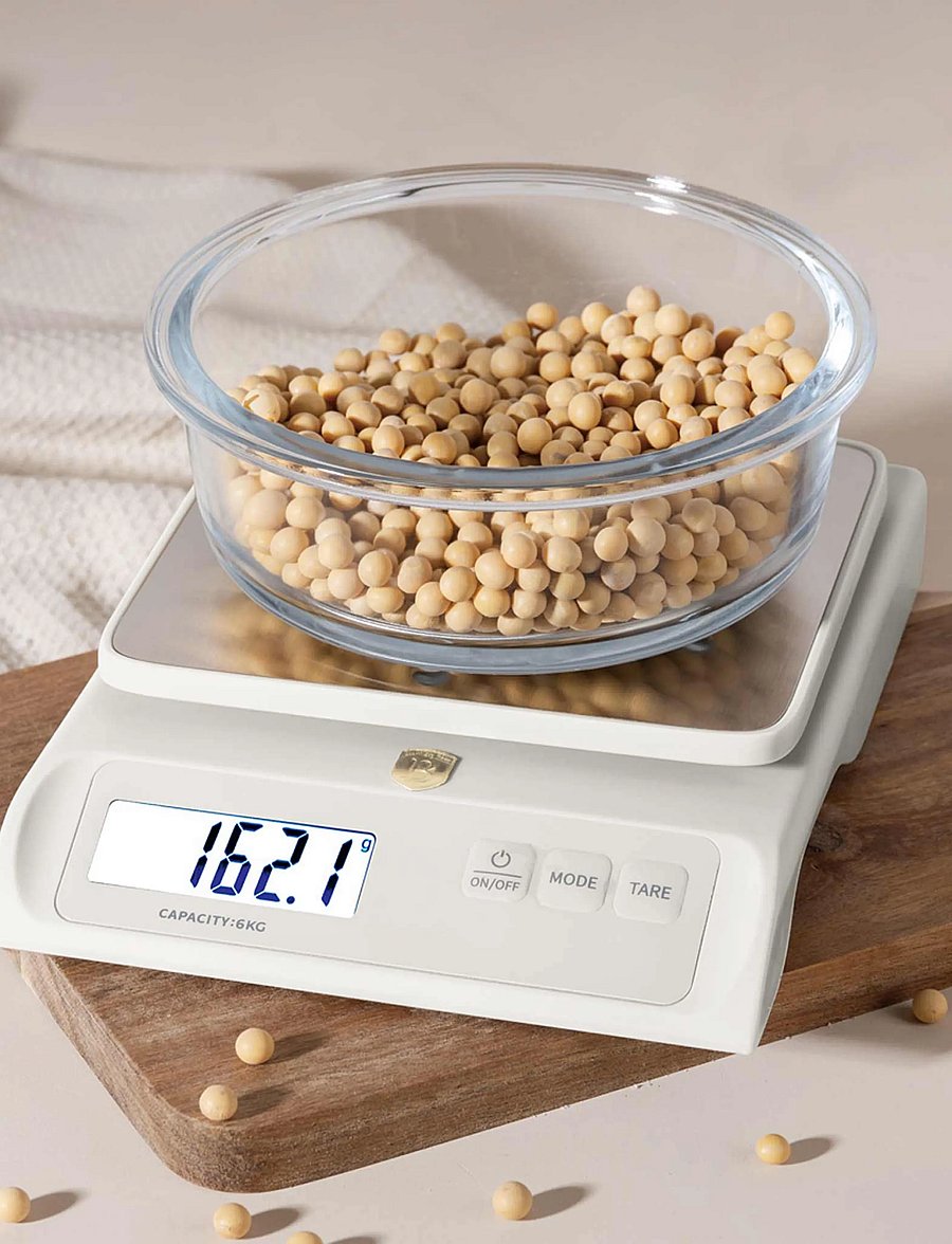 Berlingerhaus - Digital kitchen scale, capacity 6 kg, cream - köögiseadmed - matt cream - 3