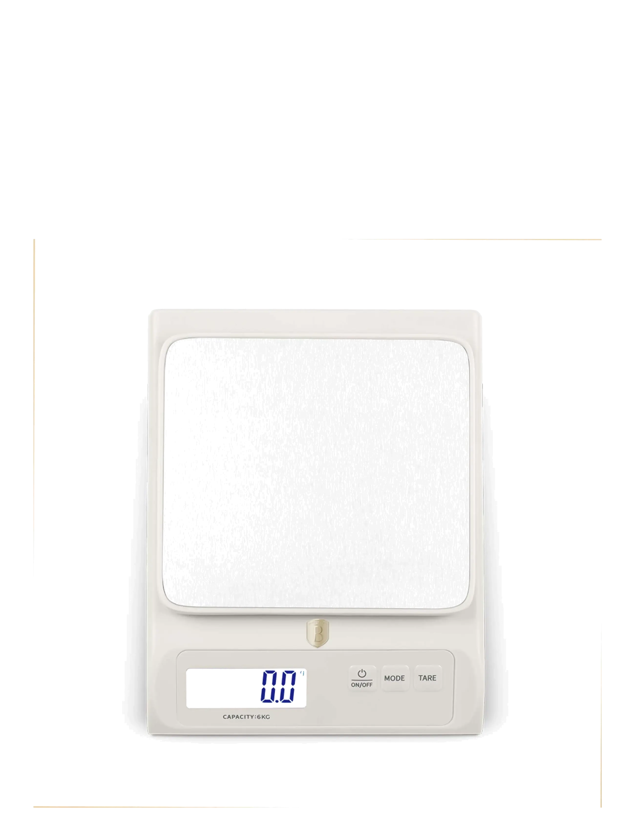 Berlingerhaus - Digital kitchen scale, capacity 6 kg, cream - madlavning - matt cream - 2