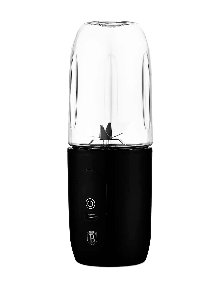 Berlingerhaus - Blender with USB, black - mikserid ja blenderid - matt black - 1