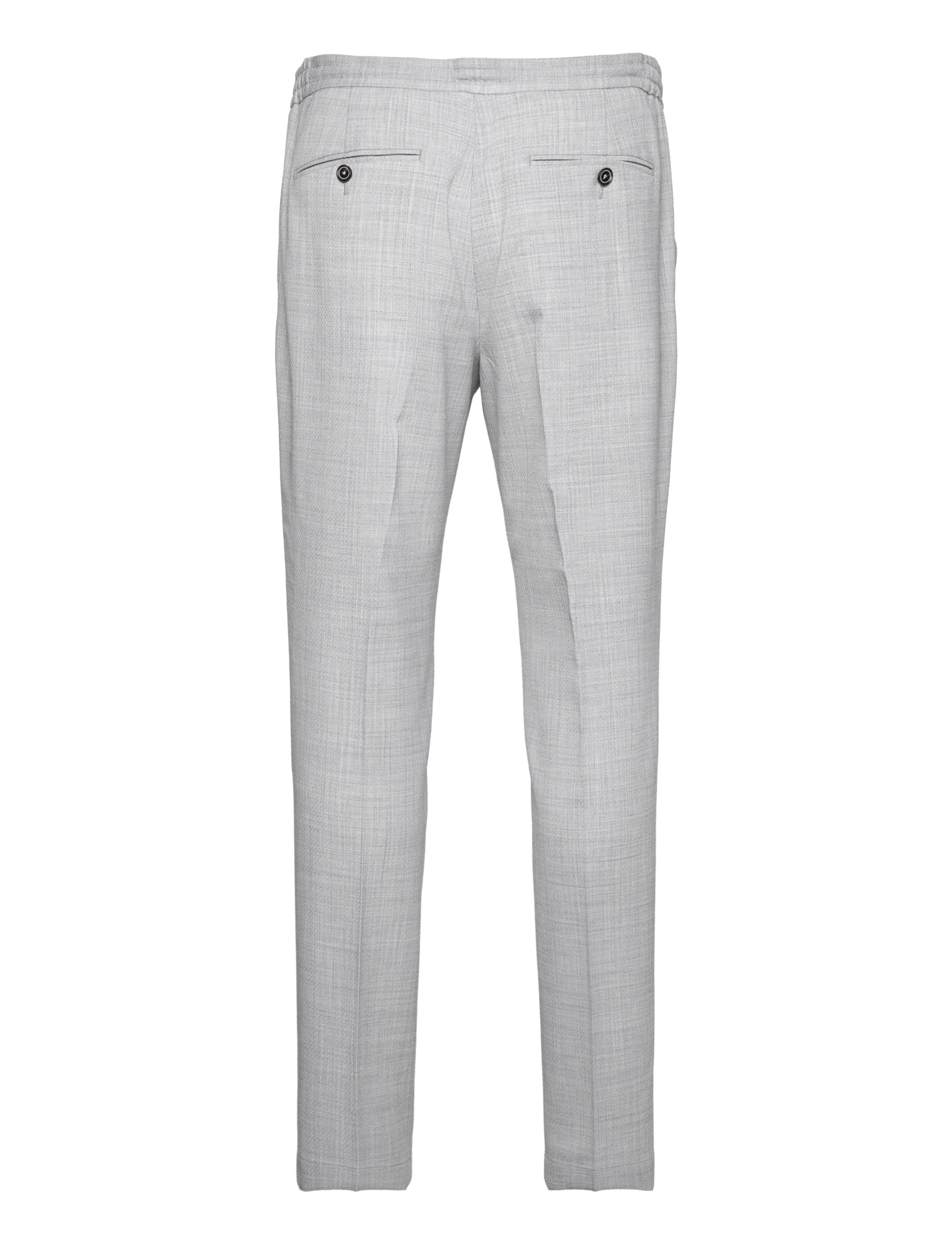 Bertoni - Tord Slim fit stretch Trousers - 908 mid grey melange - 1