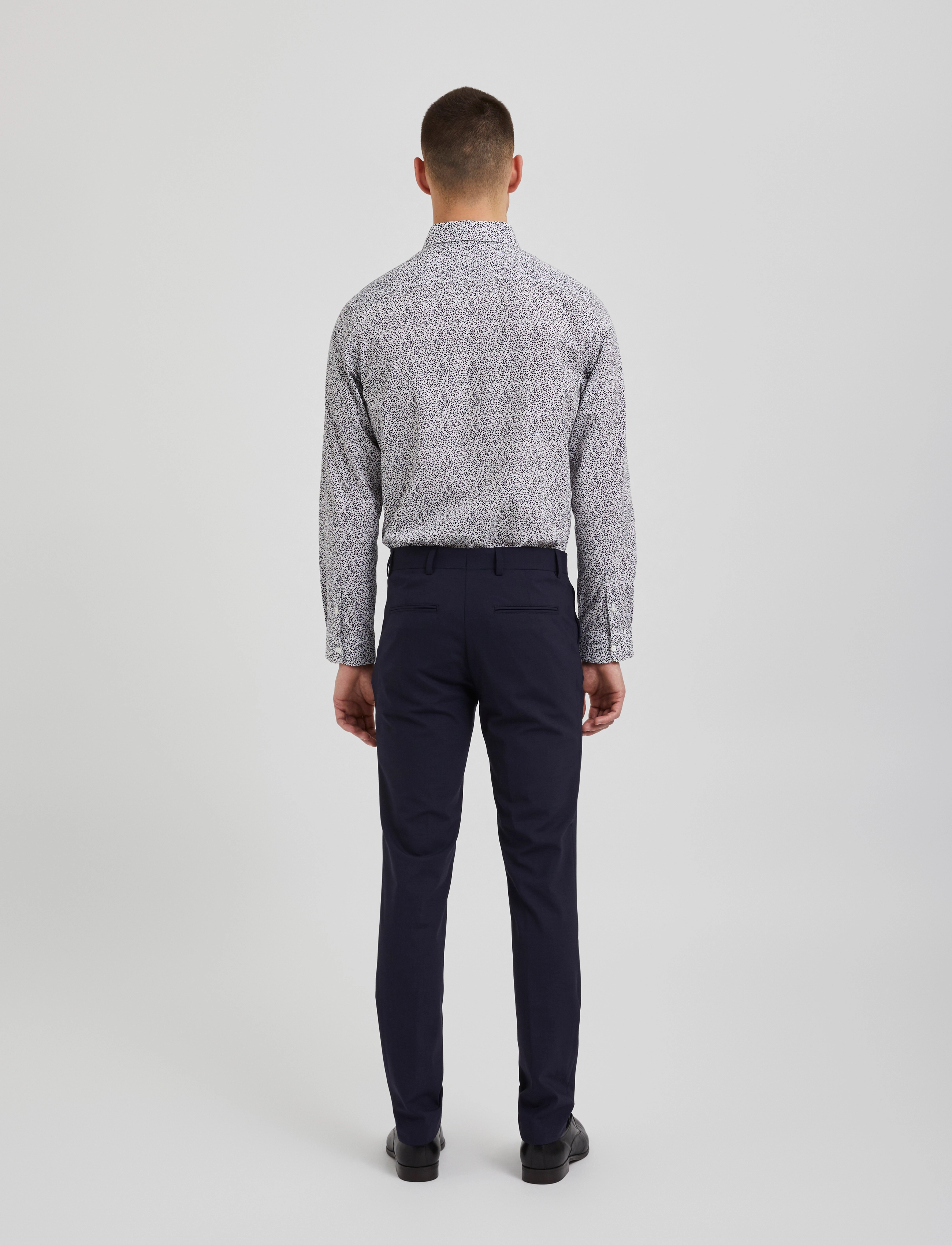 Bertoni - Gjermund l/s shirt - 101 real white - 3