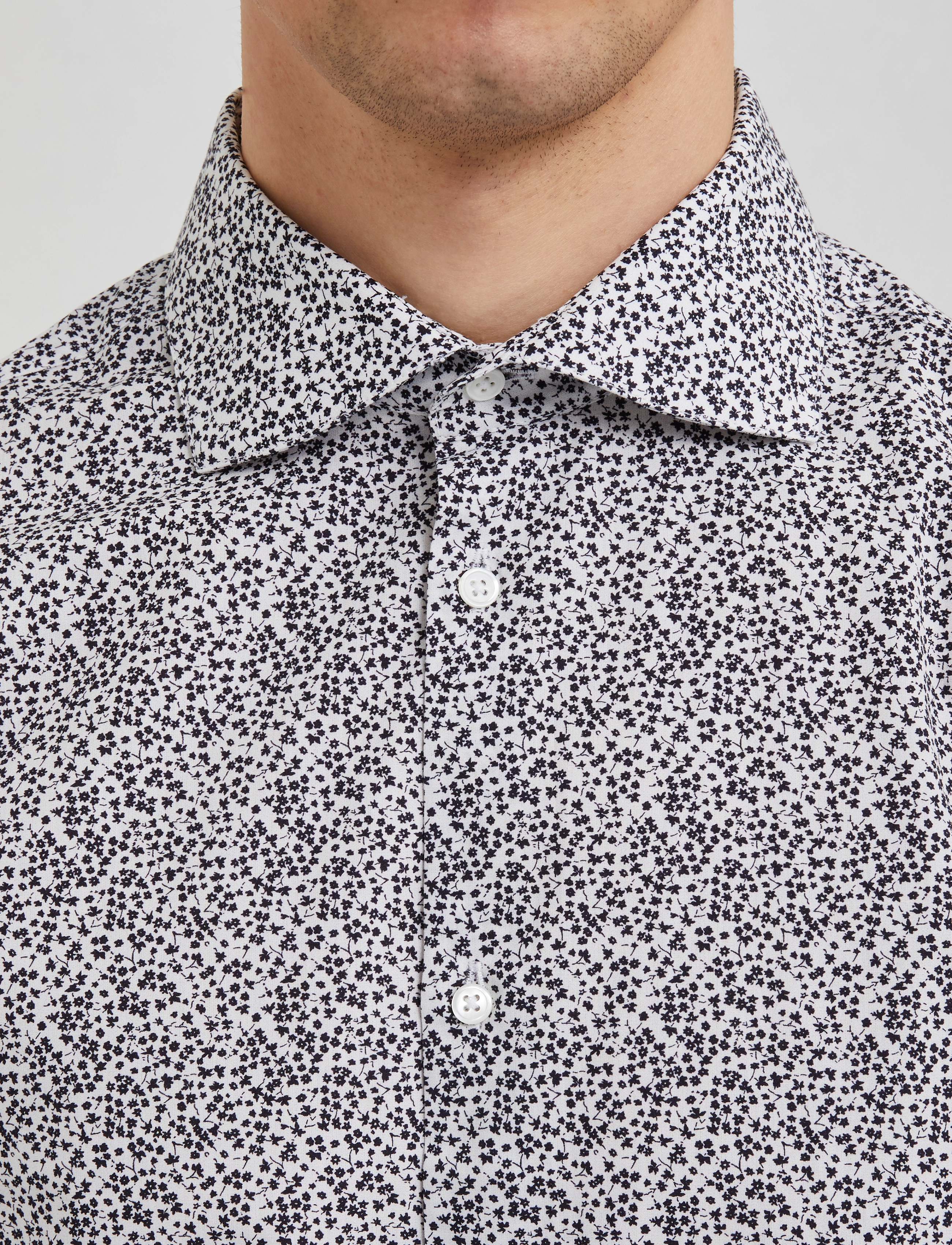 Bertoni - Gjermund l/s shirt - 101 real white - 4
