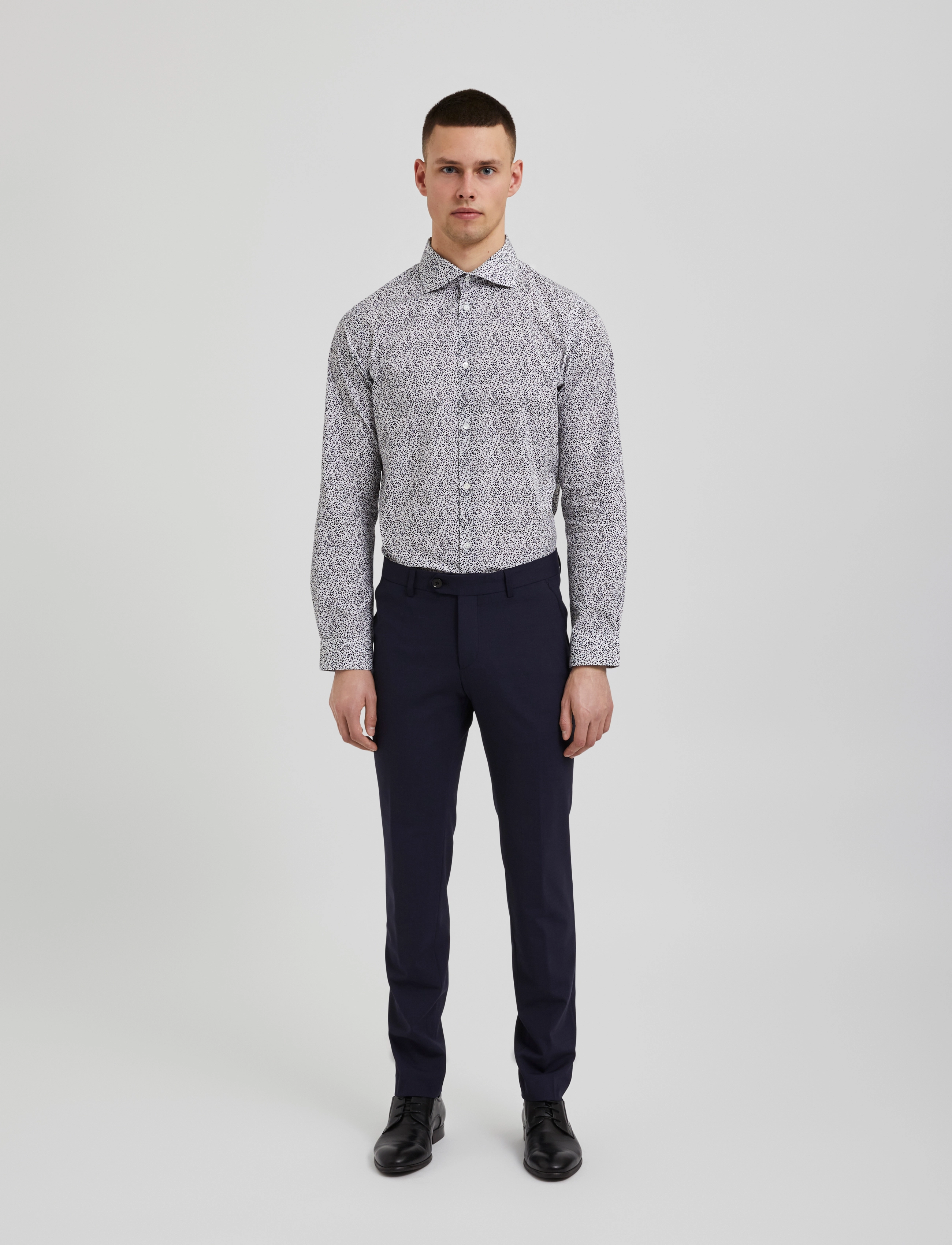 Bertoni - Gjermund l/s shirt - 101 real white - 5