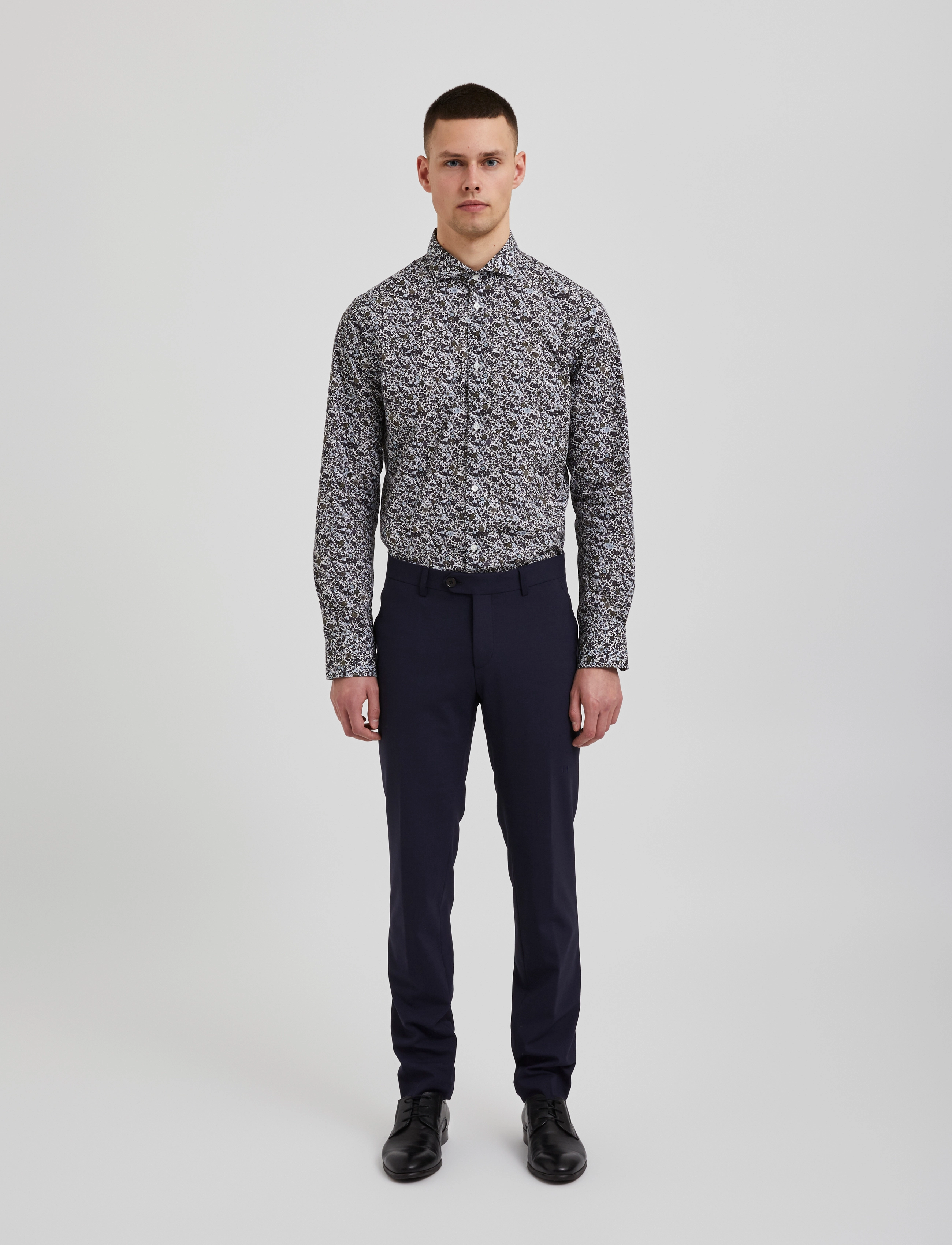 Bertoni - Loke l/s shirt - 600 utility green - 5