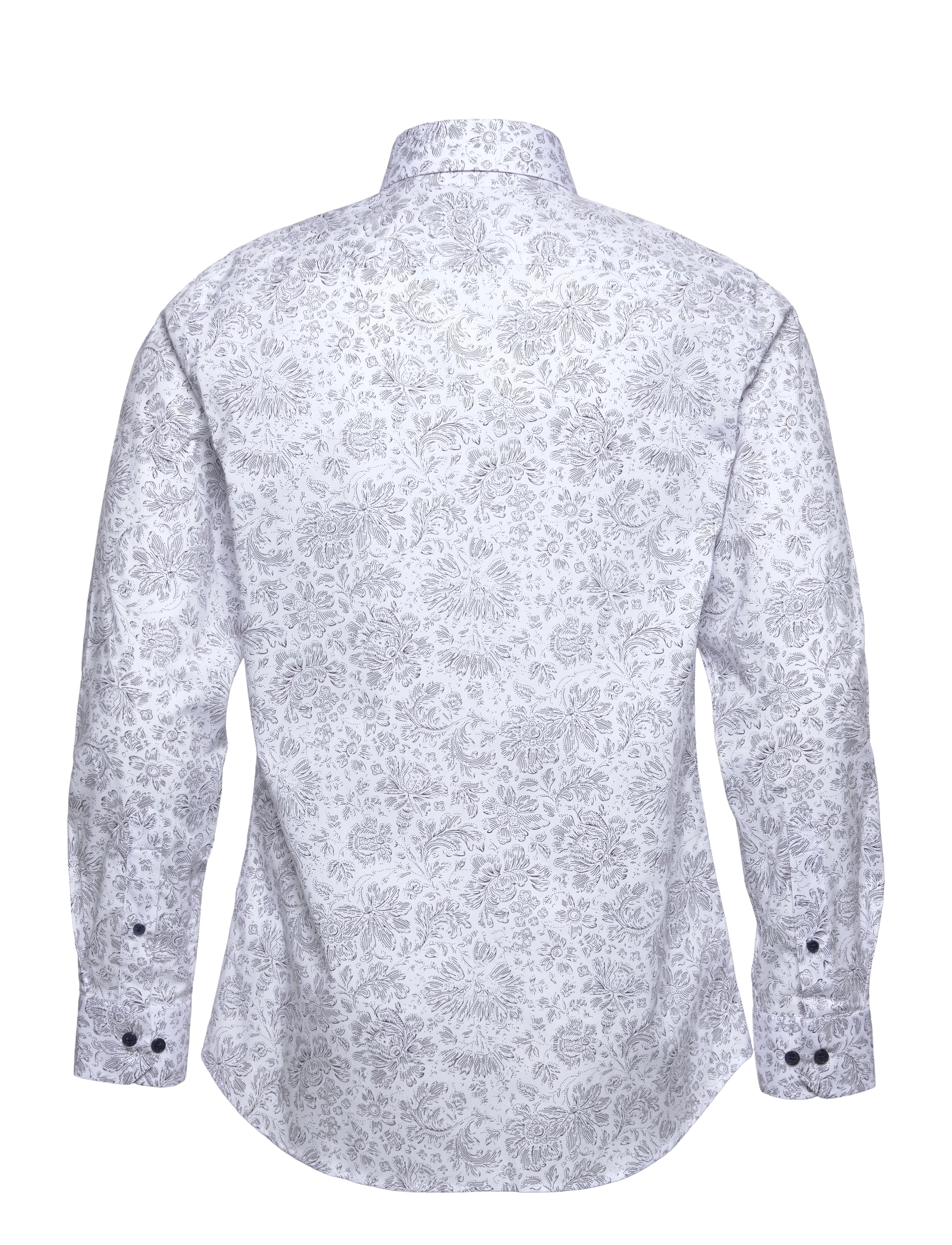 Bertoni - Aslak l/s shirt - 101 real white - 1