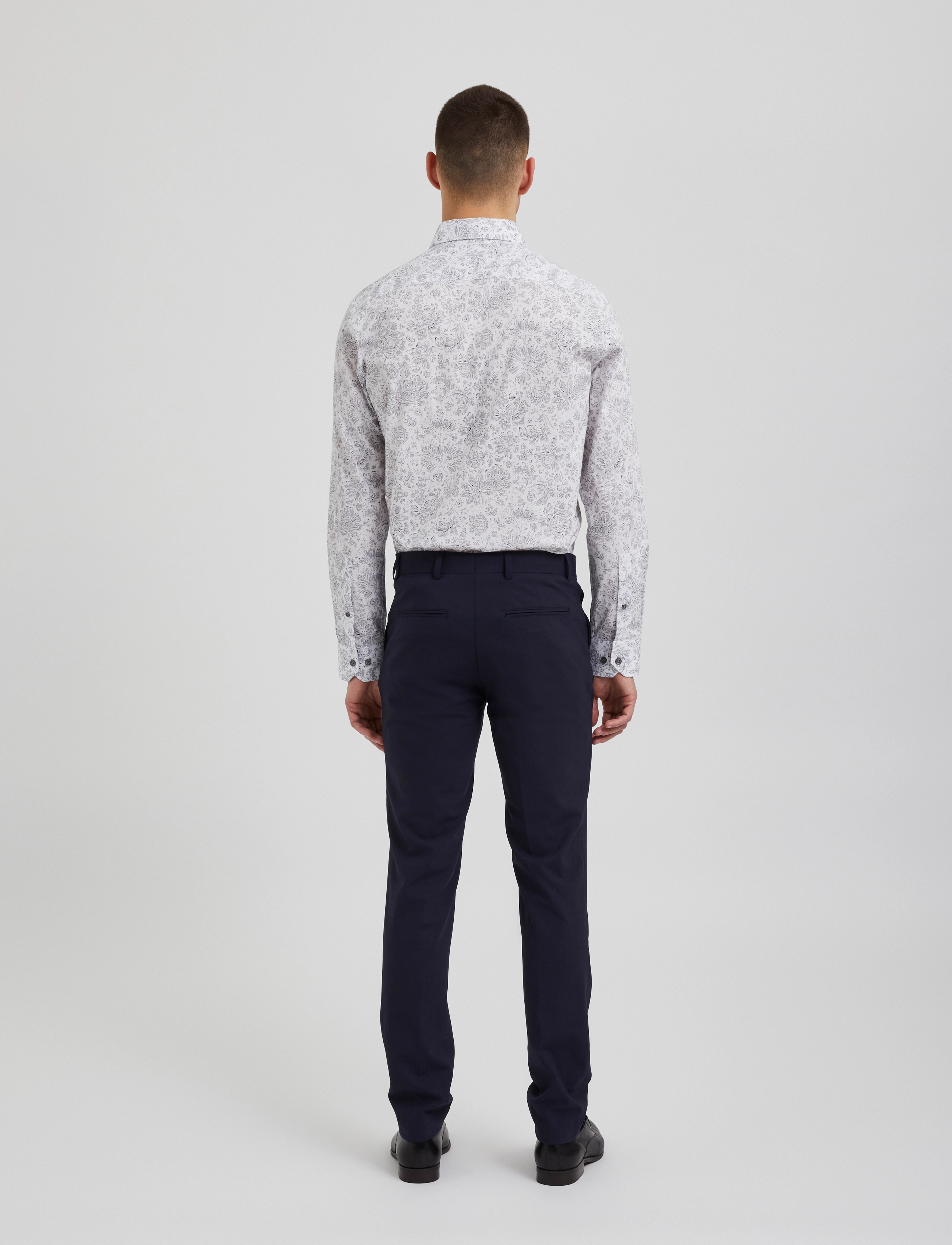 Bertoni - Aslak l/s shirt - 101 real white - 3