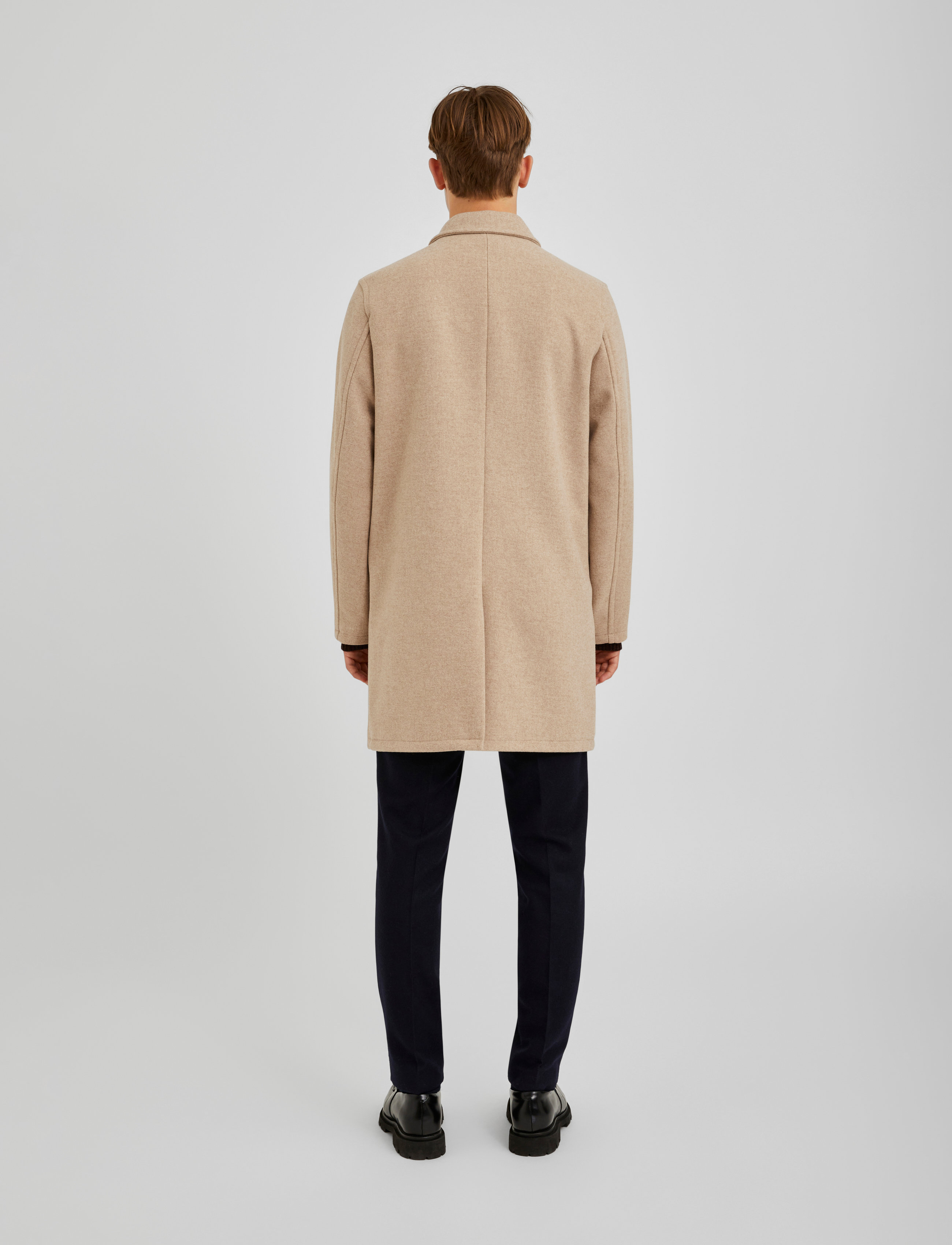Bertoni - Davi Coat - 803 lama melange - 3