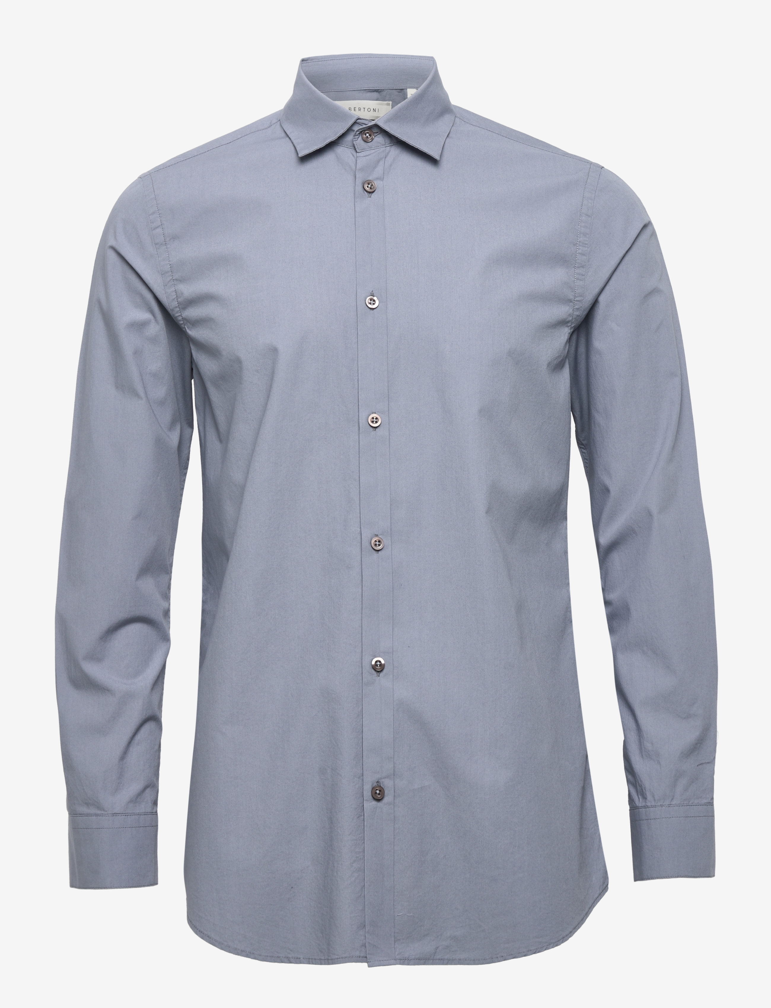 Bertoni - Balder l/s shirt - 723 faded denim - 1