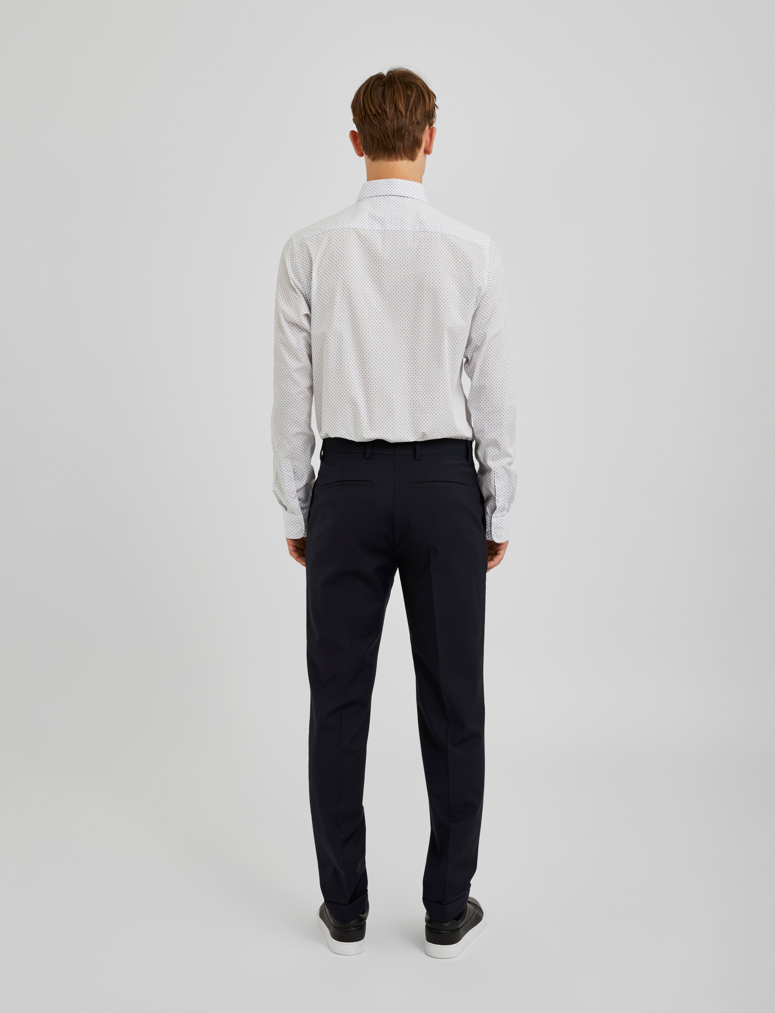 Bertoni - Koli l/s shirt - 101 real white - 3