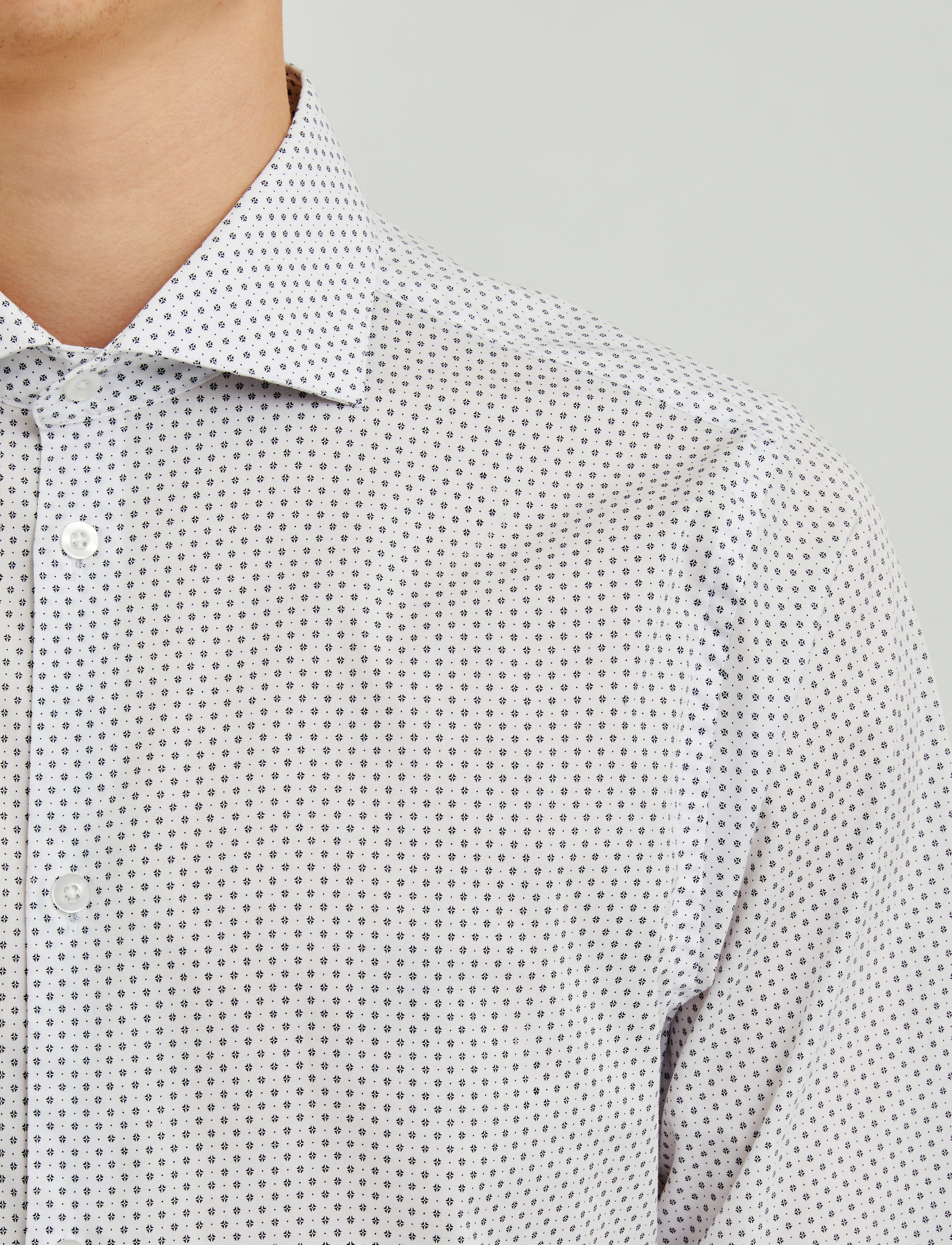 Bertoni - Koli l/s shirt - 101 real white - 4