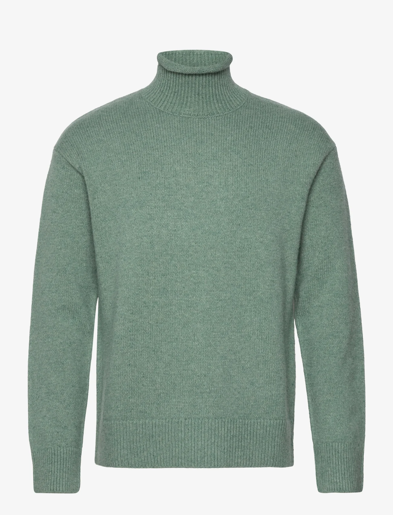 Bertoni - Logmar roll neck knit - trøjer - surf melange - 0