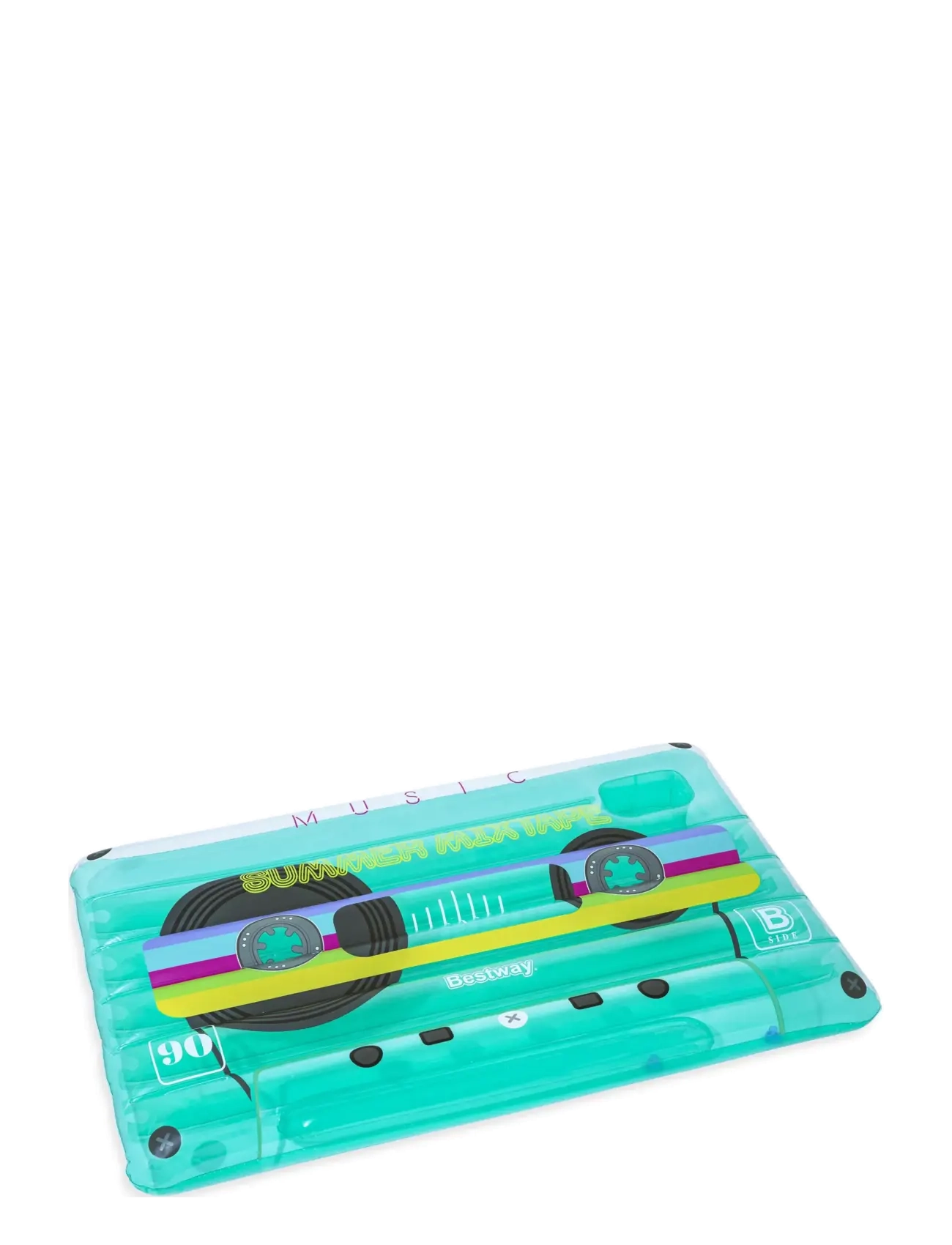 Bestway BESTWAY 1.74M X 1.17M RETRO BEATS POOL FLOAT - Baderinger og bademadrasser - MULTI COLOURED / blue