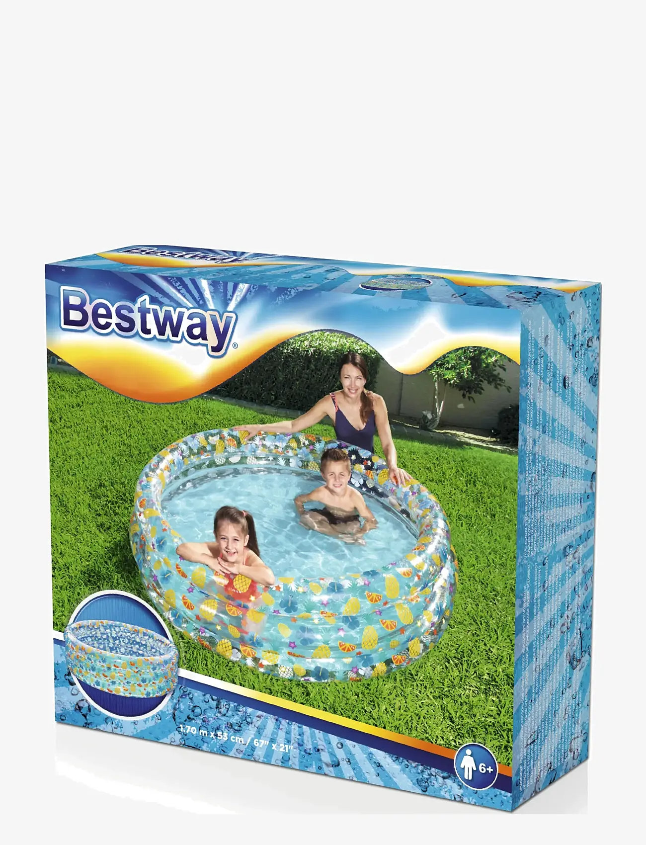 Bestway - TROPICAL POOL 170 X 53 CM - børnepools - multi coloured - 2