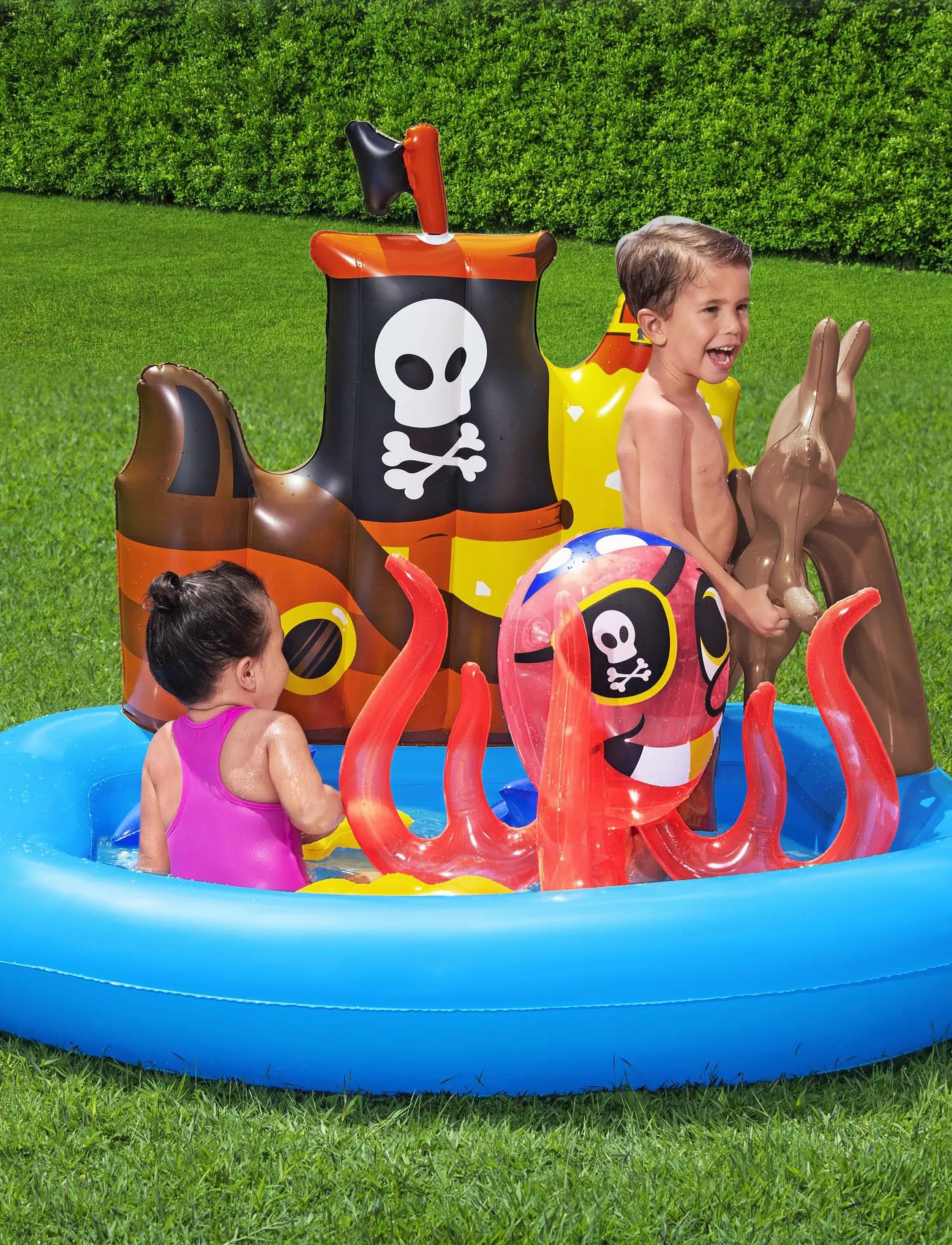 Bestway 1.40M X 1.30M X 1.04M Ships Ahoy Play Center, Børn, Children's Pools, Multi/mønstret, Str: ONE SIZE