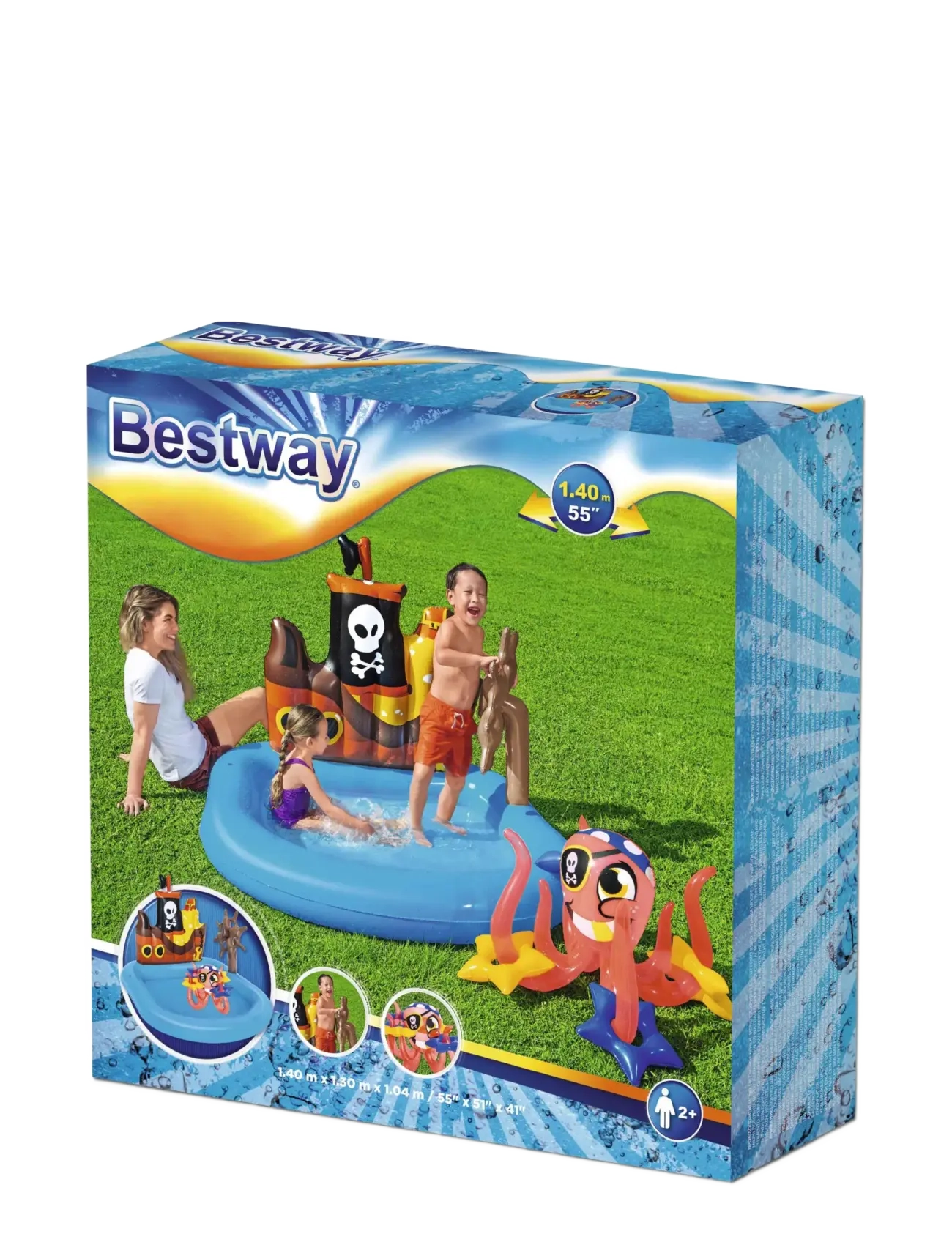 Bestway - 1.40M X 1.30M X 1.04M SHIPS AHOY PLAY CENTER - andet vandlegetøj - multi coloured - 2