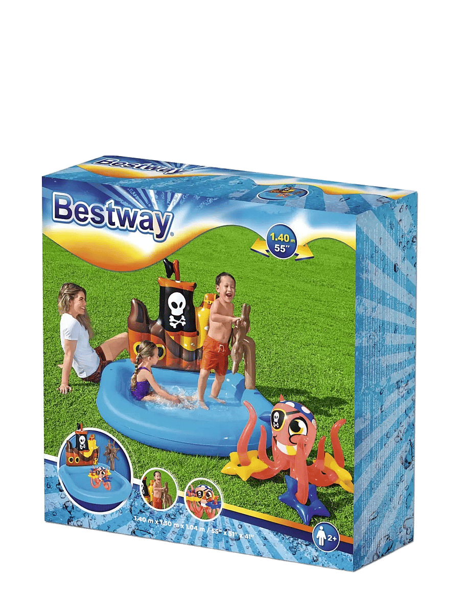 Bestway - 1.40M X 1.30M X 1.04M SHIPS AHOY PLAY CENTER - børnepools - multi coloured - 1