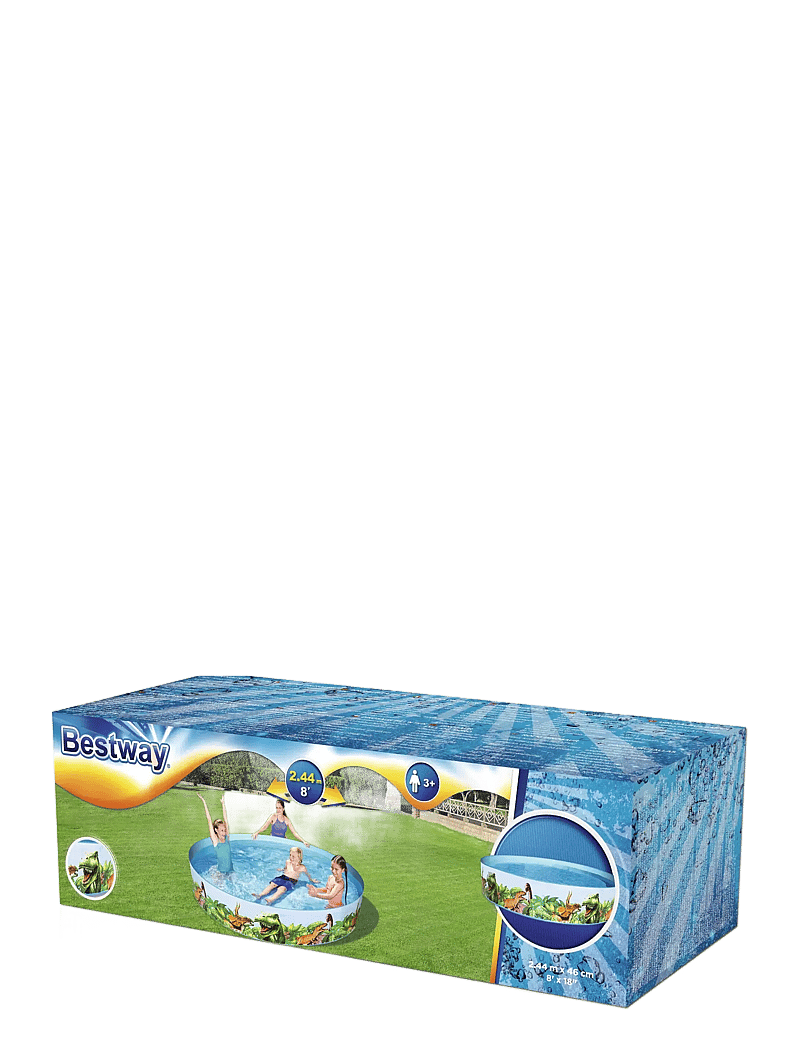 Bestway - DINOSAURUS RULLA-ALLAS 244 X 46 CM - lasten uima-altaat - multi coloured - 2
