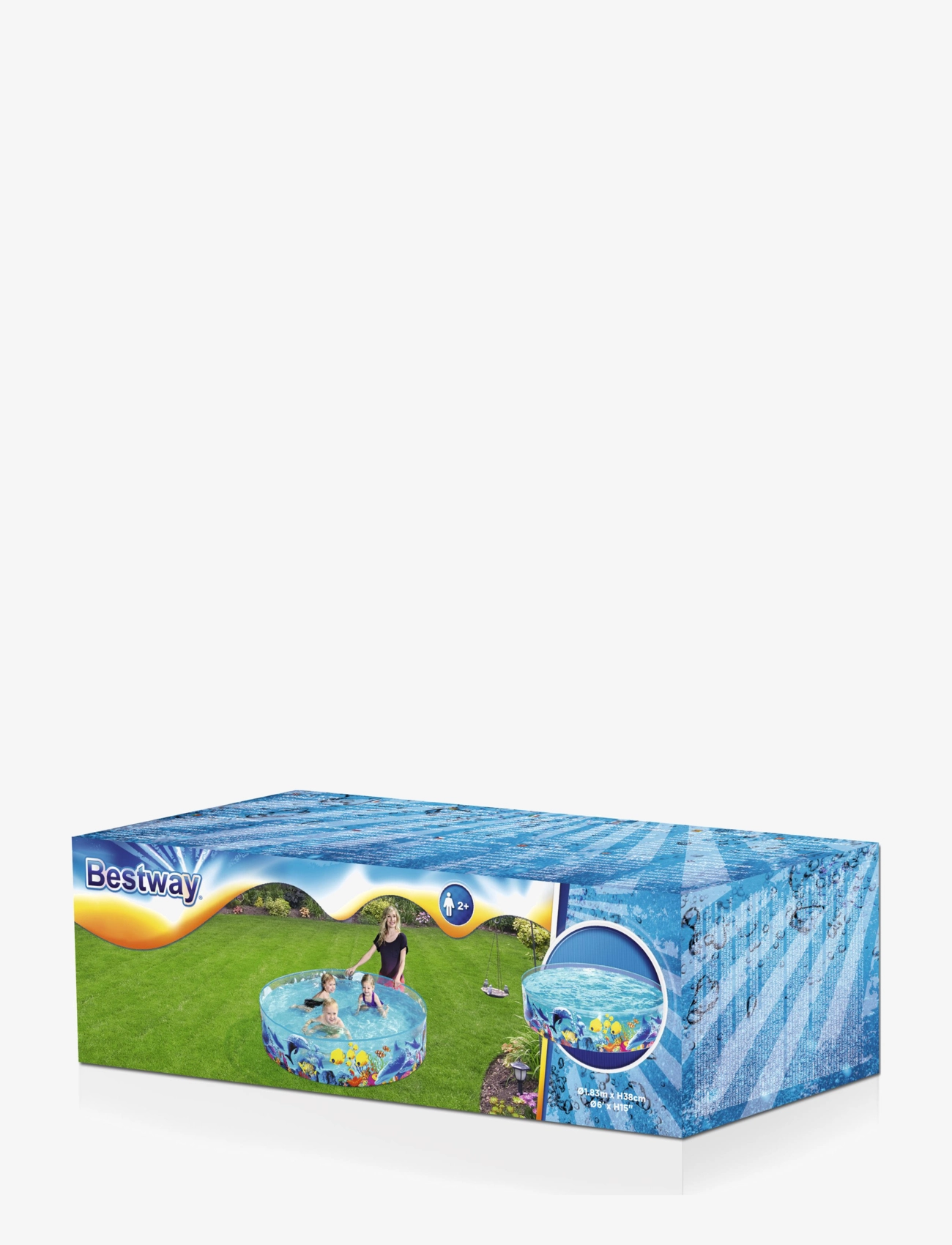 Bestway - Bestway Rulla-Allas 183 X 38 Cm - lasten uima-altaat - multi coloured - 2