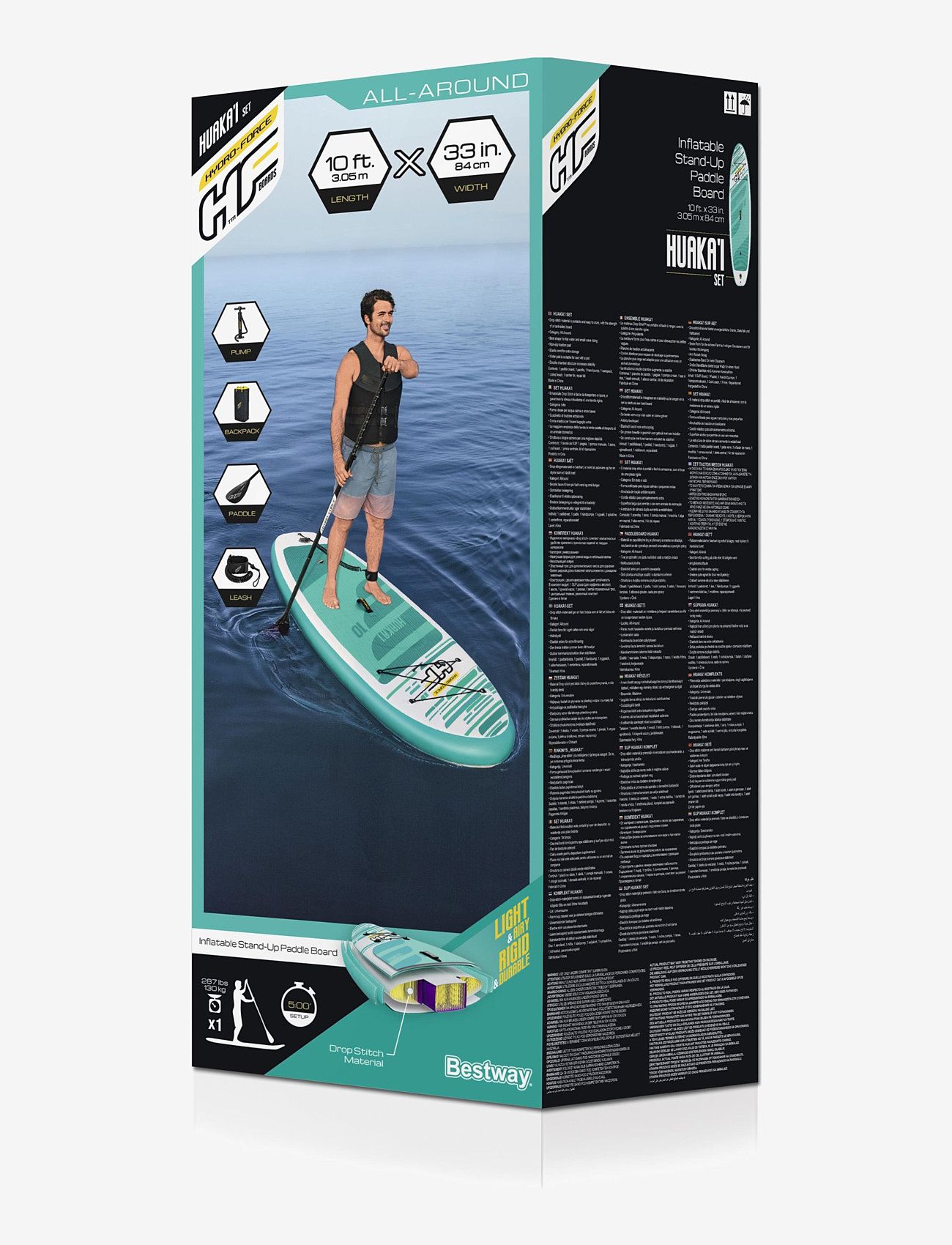 Bestway - Hydro-Force Huaka'i Sup-Bräda 305 X 84 X 15 Cm - vattenleksaker - multi coloured - 2