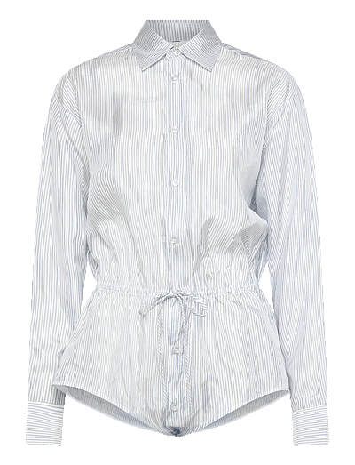 BETTTER LINING SHIRT TIE BODYSUIT - Pikkade varrukatega särgid - MULTICOLOR / blue