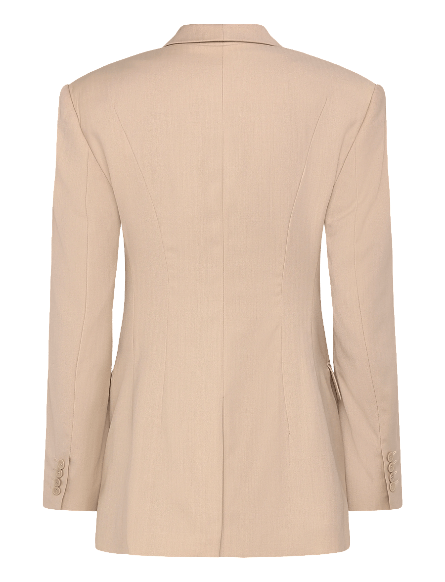 BETTTER - FOLDED BLAZER - single breasted blazers - beige - 2