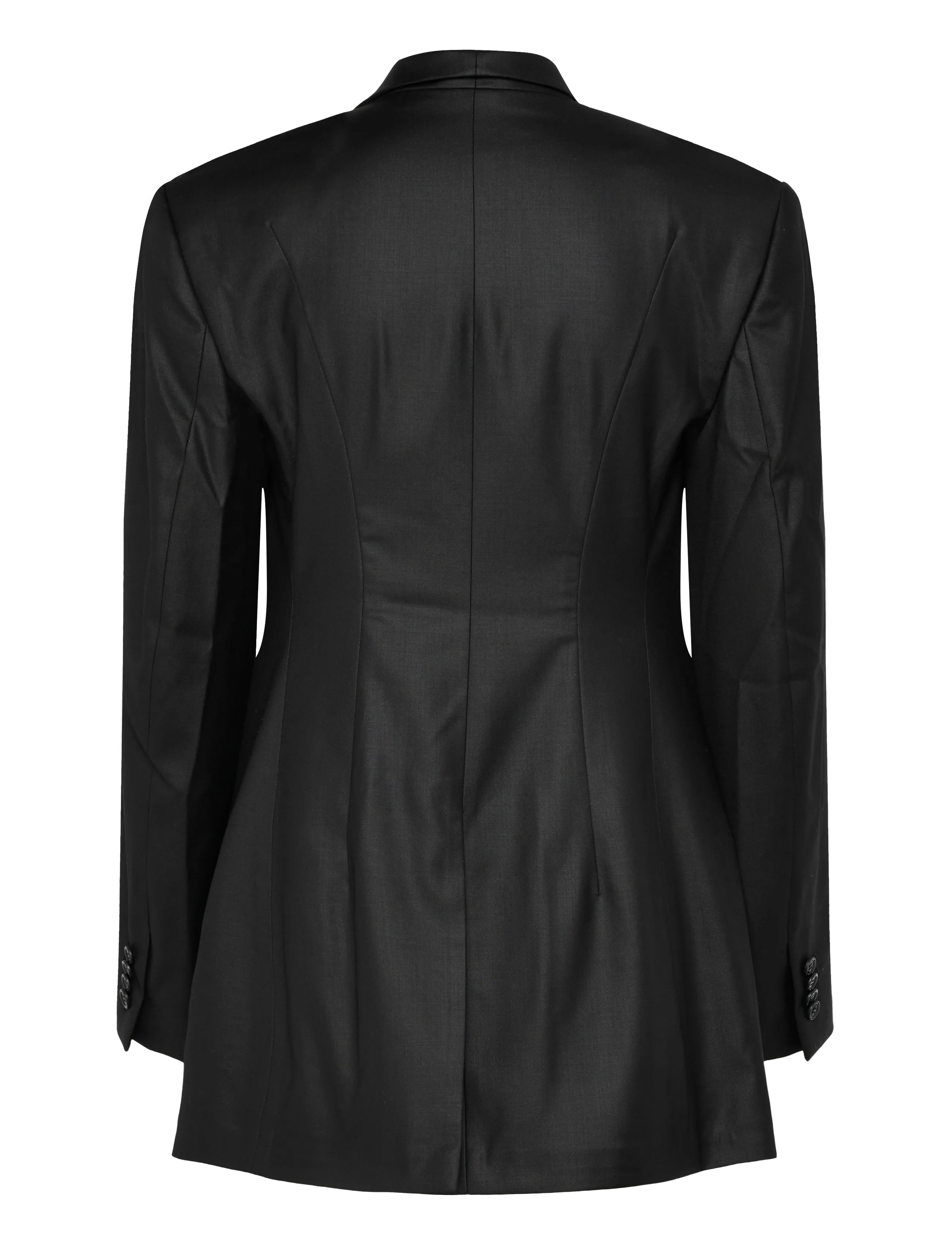BETTTER - FOLDED BLAZER WITH SLITS - festtøj til outletpriser - black - 2