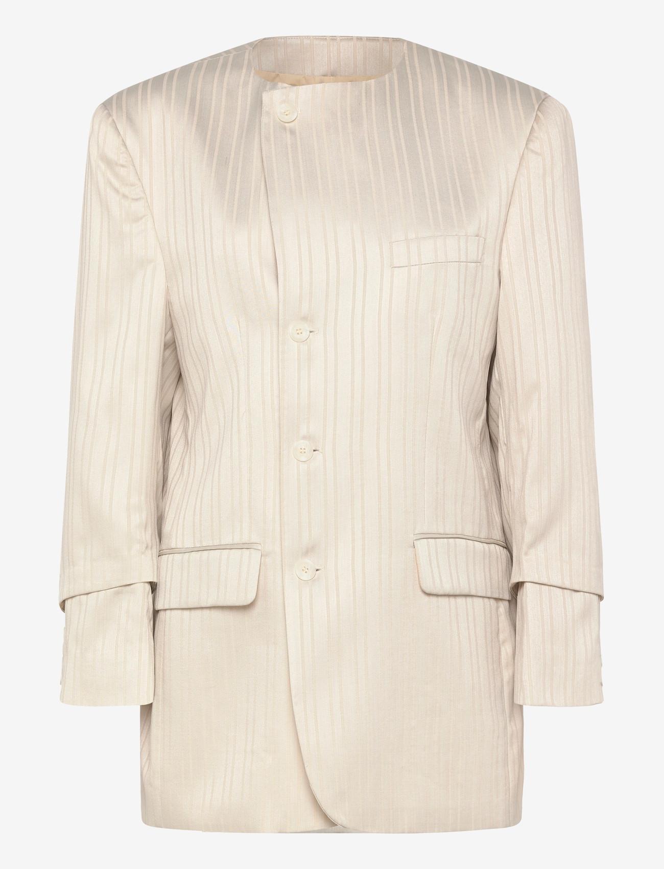 BETTTER - OVERSIZED BLAZER DRESS - cocktailkleider - off white - 1