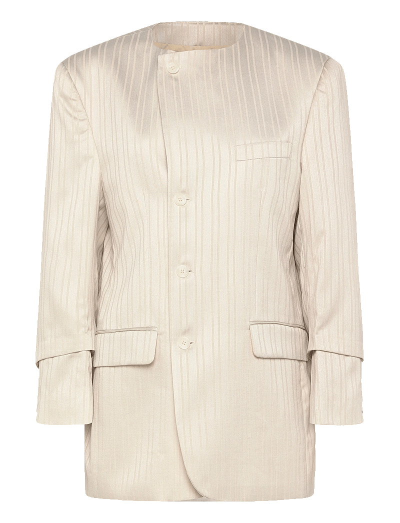 BETTTER - OVERSIZED BLAZER DRESS - cocktailkleider - off white - 1