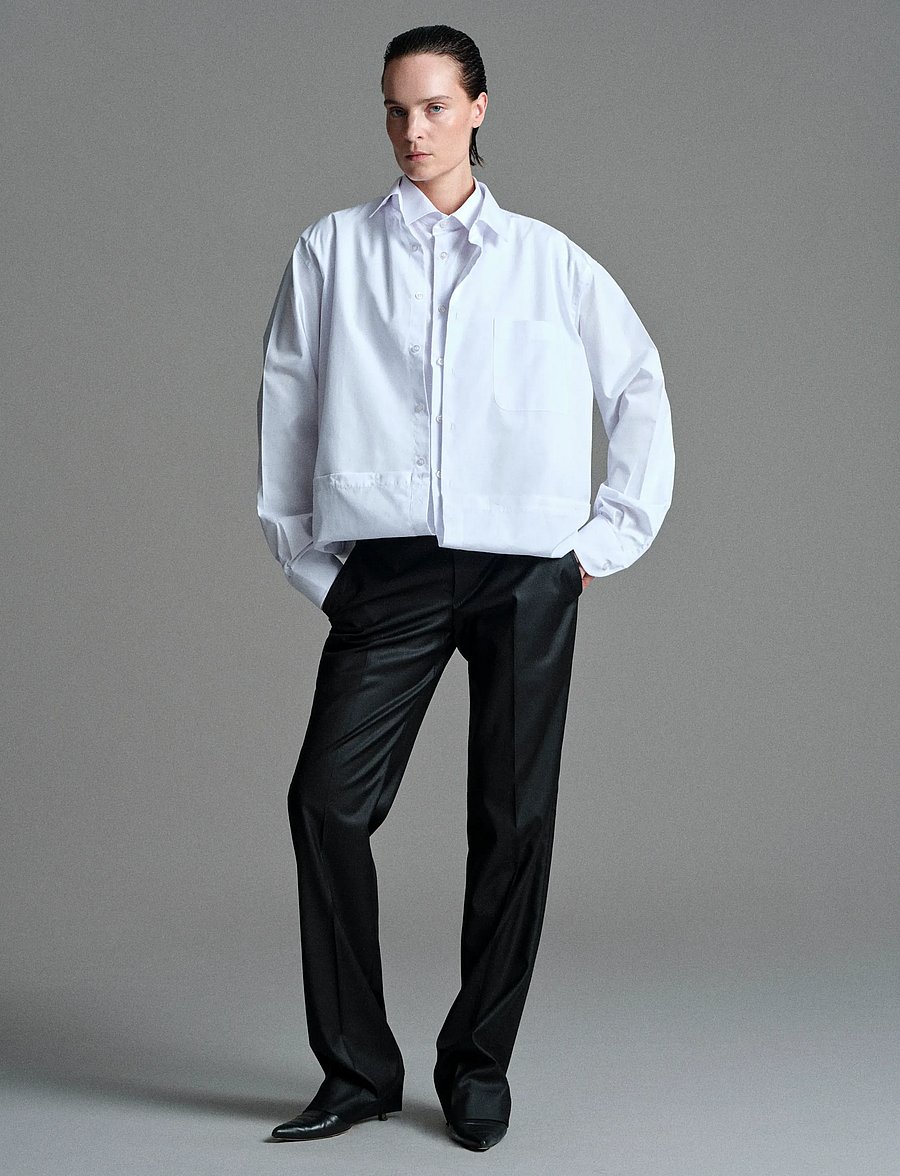 BETTTER - UPSIDE DOWN SHIRT - langärmlige hemden - white - 0
