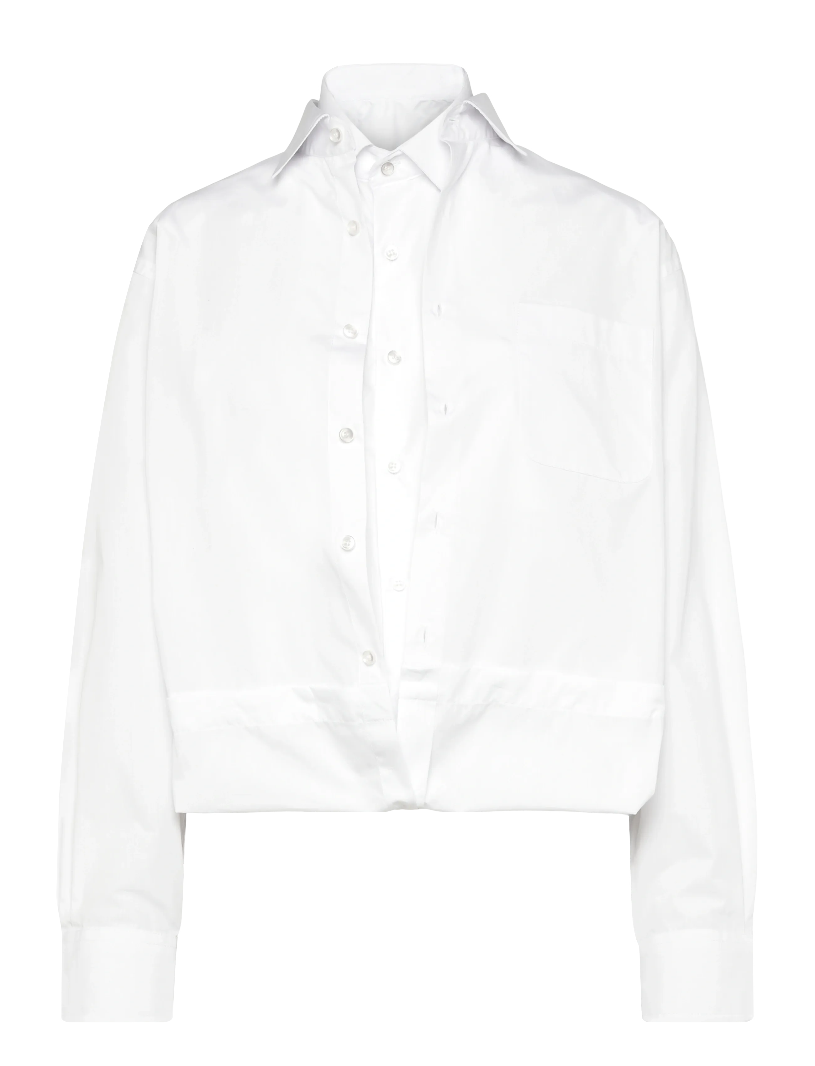 BETTTER - UPSIDE DOWN SHIRT - pikkade varrukatega särgid - white - 3