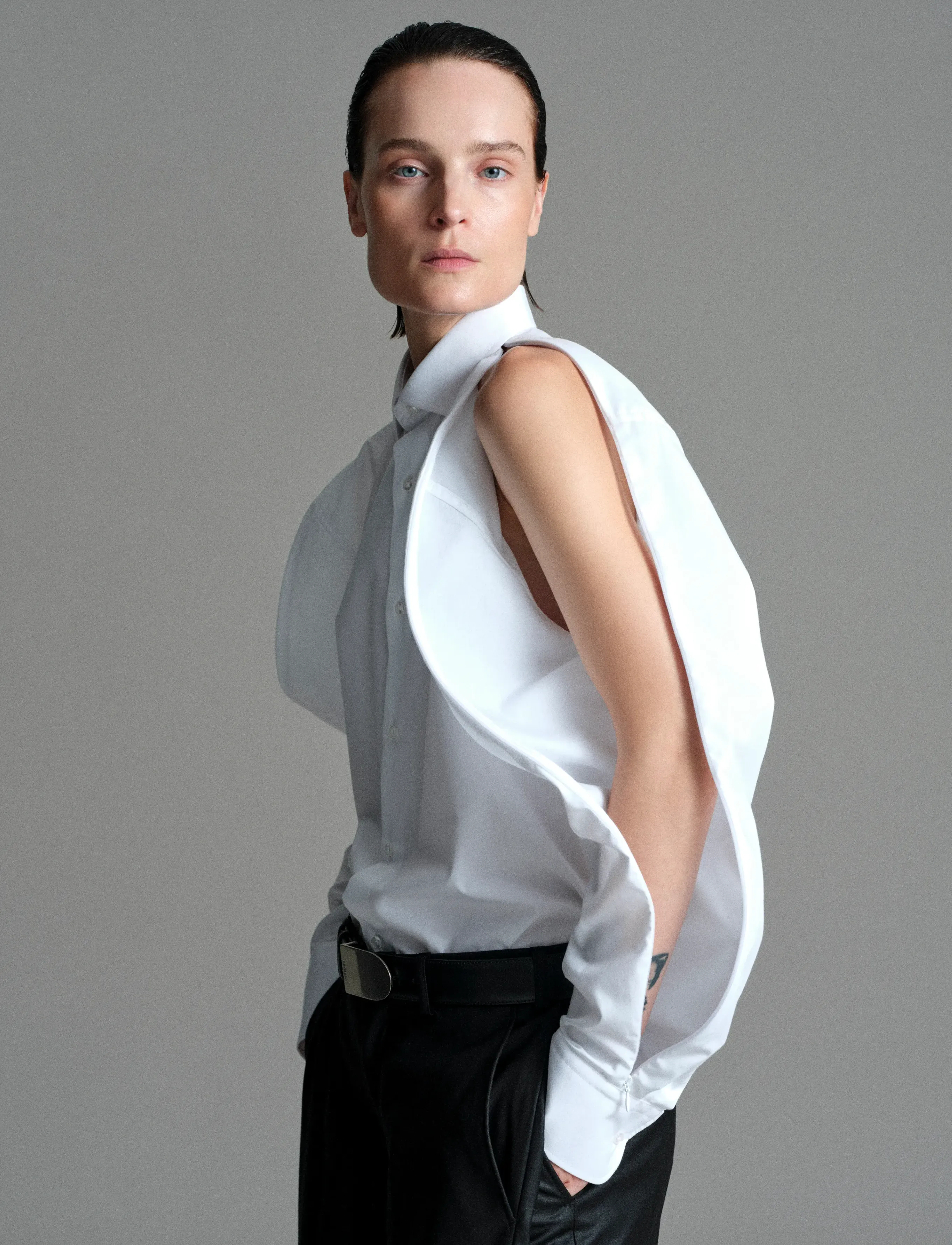 BETTTER - ZIPPED SHIRT - chemises à manches longues - white - 5