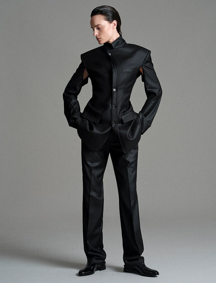 BETTTER - CLASSIC TROUSERS - pidulikud püksid - black - 0