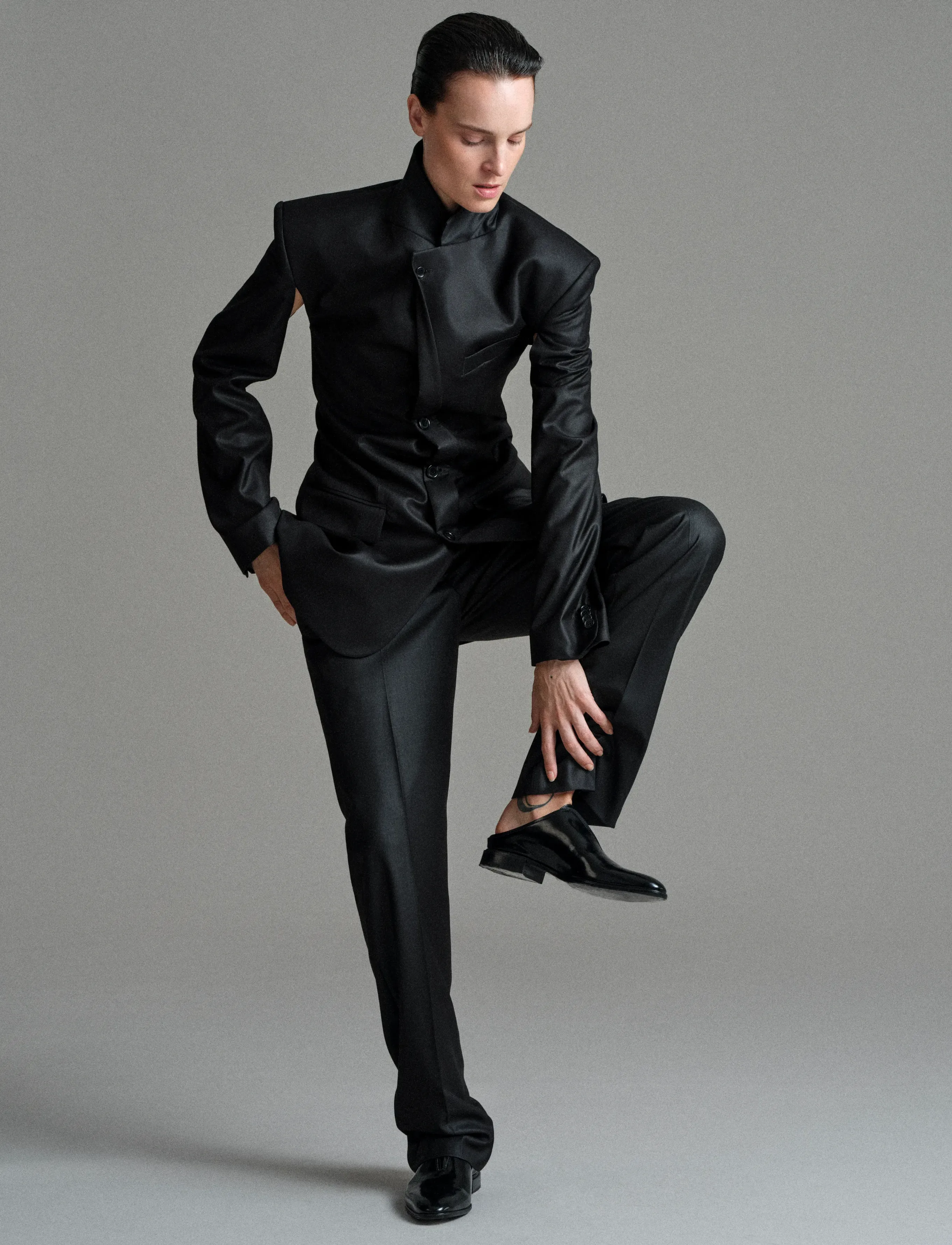 BETTTER - CLASSIC TROUSERS - pidulikud püksid - black - 3