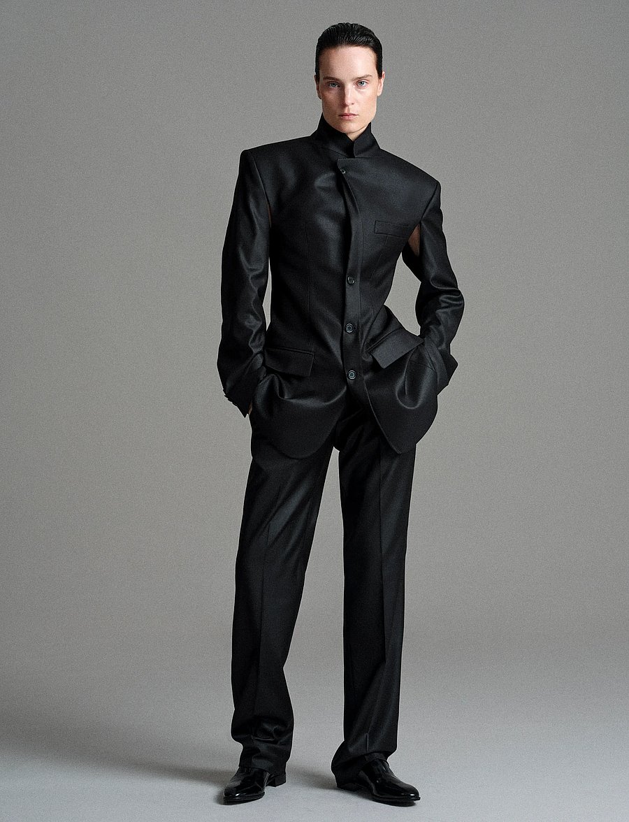 BETTTER - CLASSIC TROUSERS - pidulikud püksid - black - 4