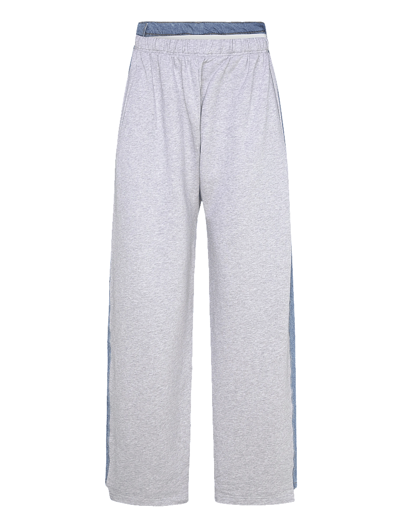 BETTTER - TRACK DENIM TROUSER - vardagsstil - grey - 1