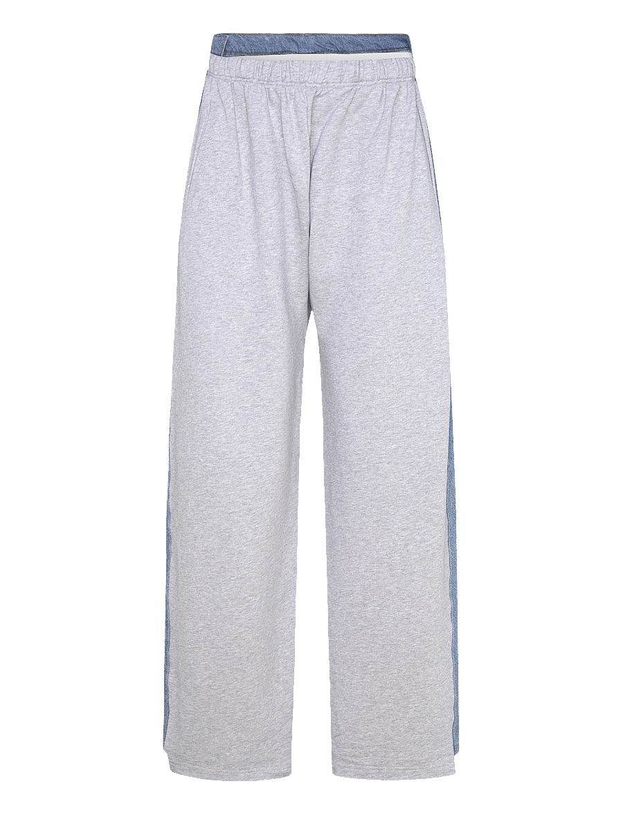 BETTTER - TRACK DENIM TROUSER - vardagsstil - grey - 1