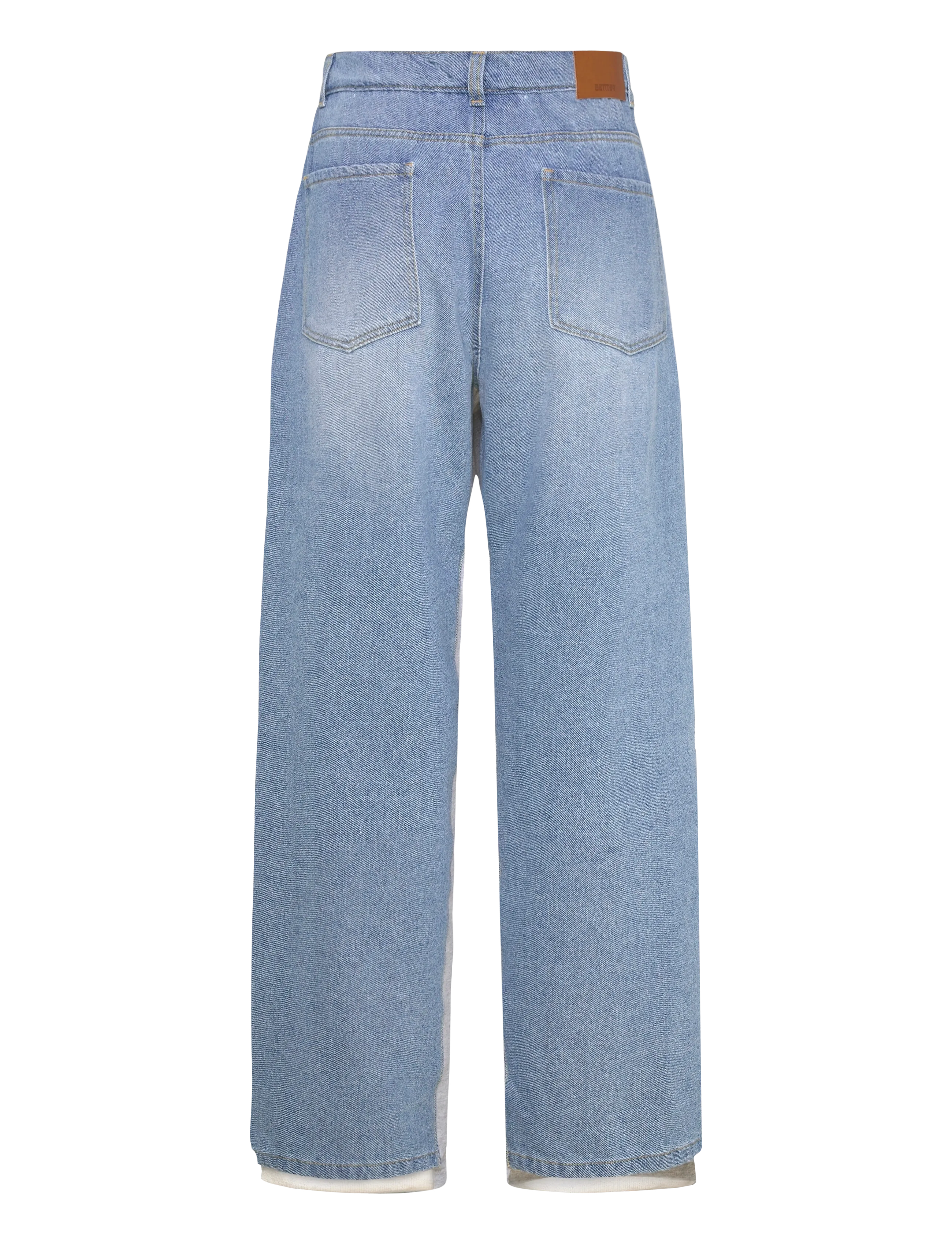 BETTTER - TRACK DENIM TROUSER - underdele - grey - 2