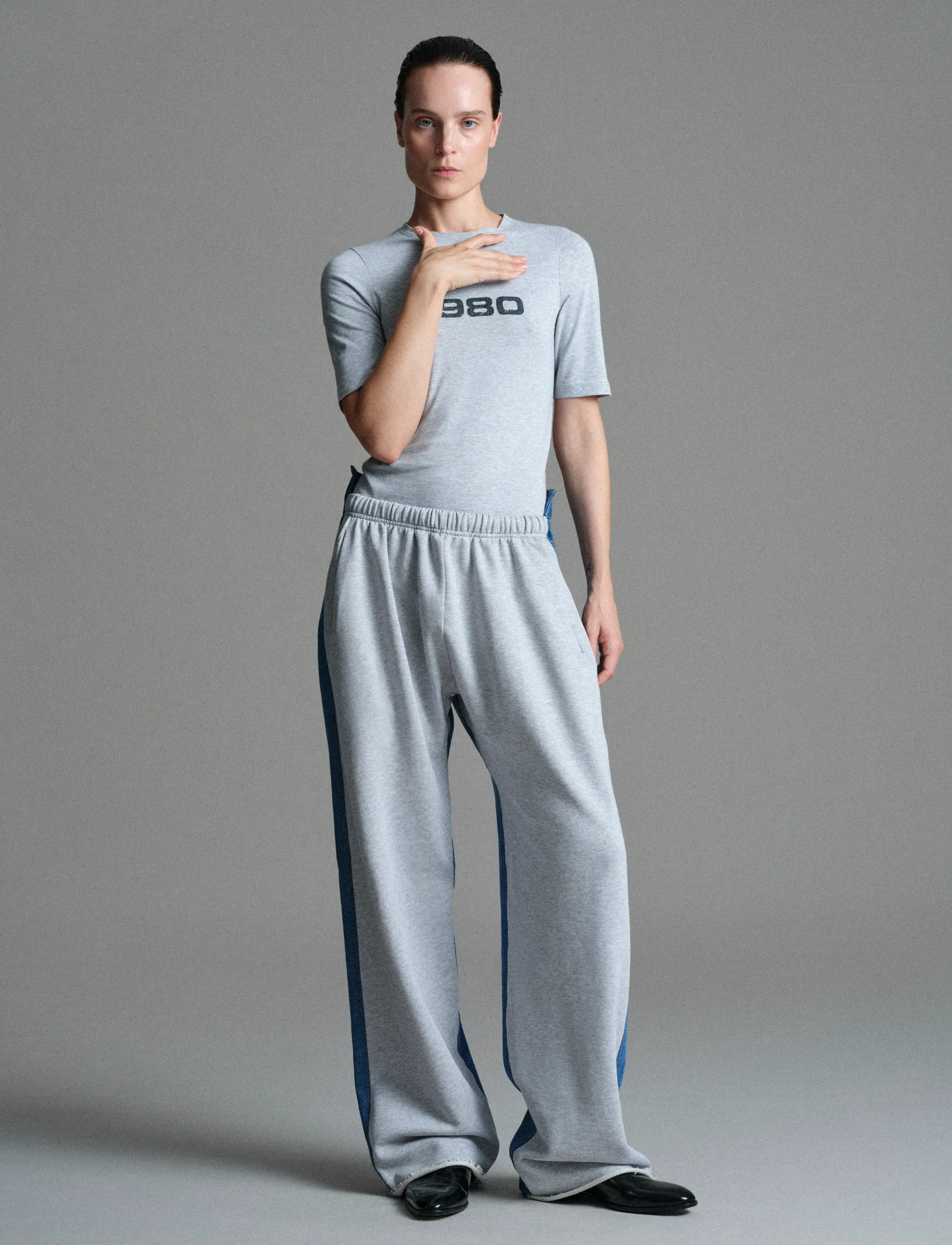BETTTER Track Denim Trouser, M, Unterteile, Grau - Sweatpants, Frauen