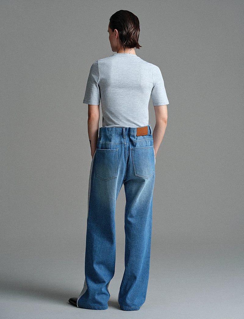 BETTTER - TRACK DENIM TROUSER - vardagsstil - grey - 3