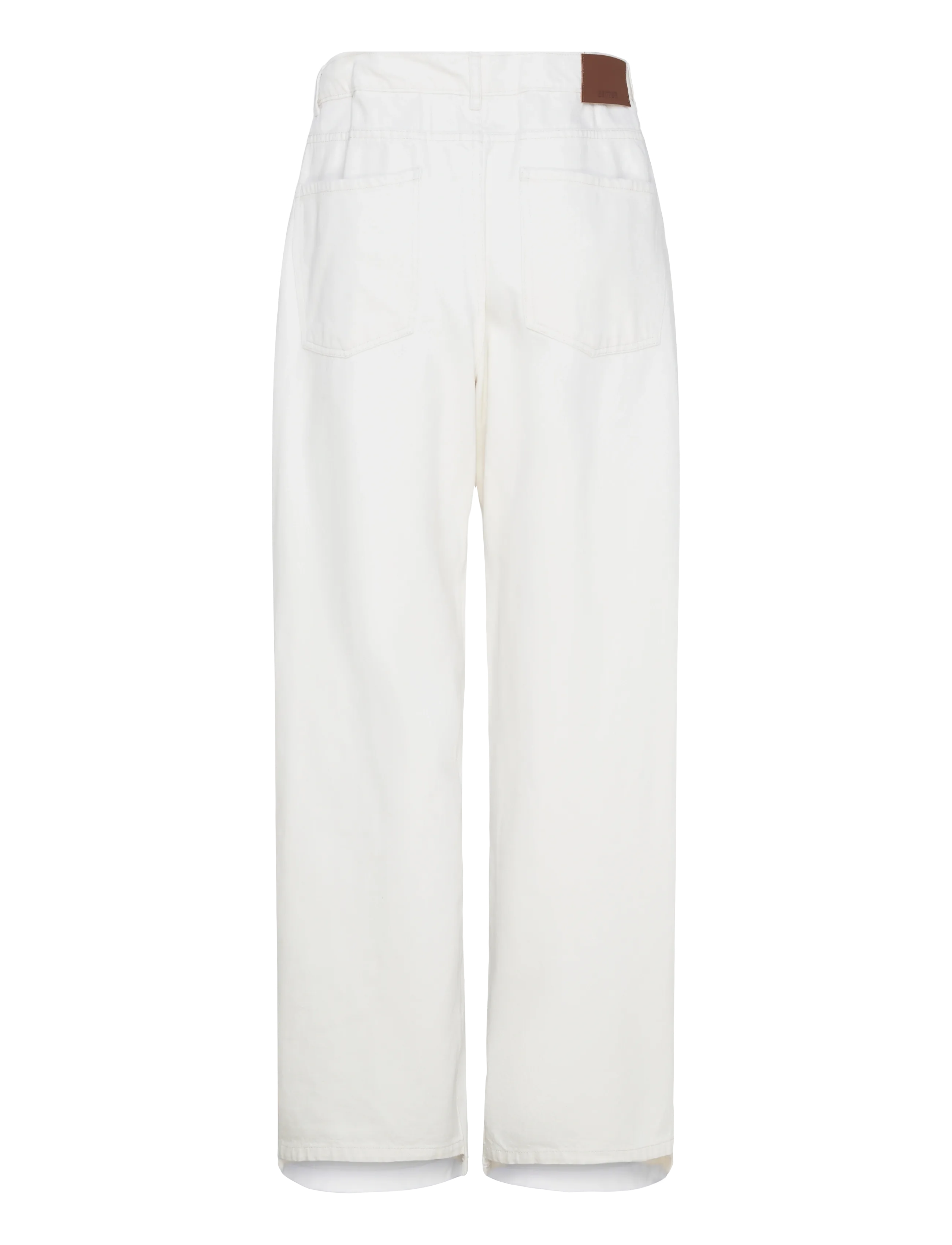 BETTTER - TRACK DENIM TROUSER - igapäevane stiil - white - 2