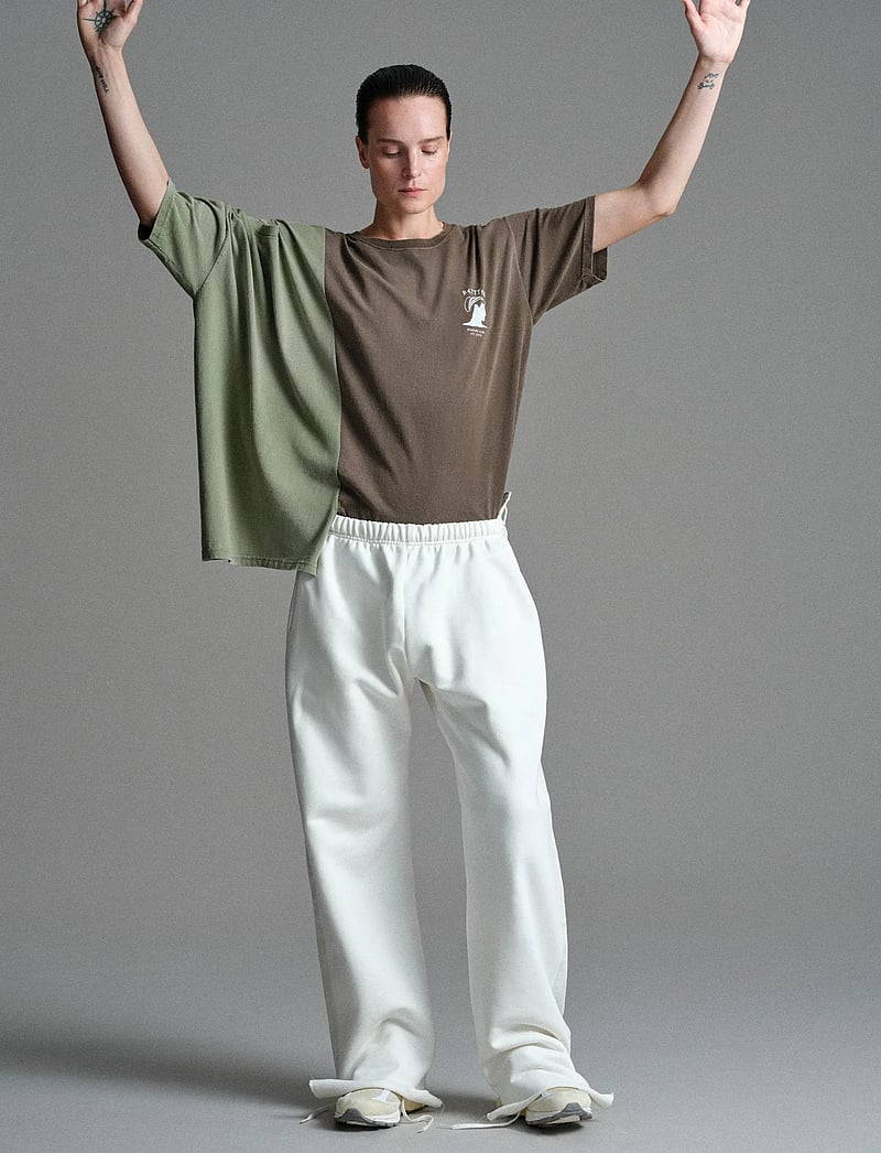 BETTTER - TRACK DENIM TROUSER - alltags-style - white - 3