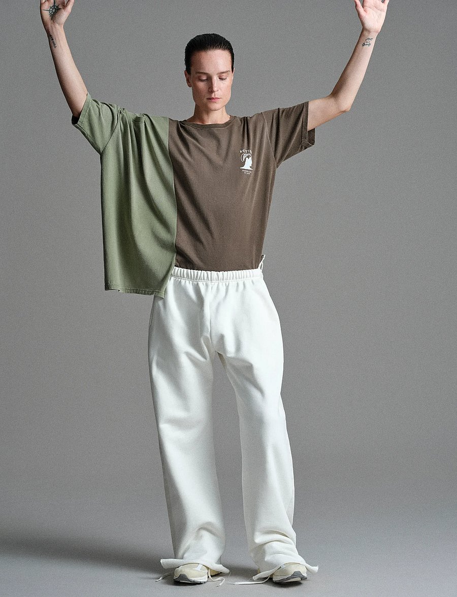 BETTTER - TRACK DENIM TROUSER - igapäevane stiil - white - 3