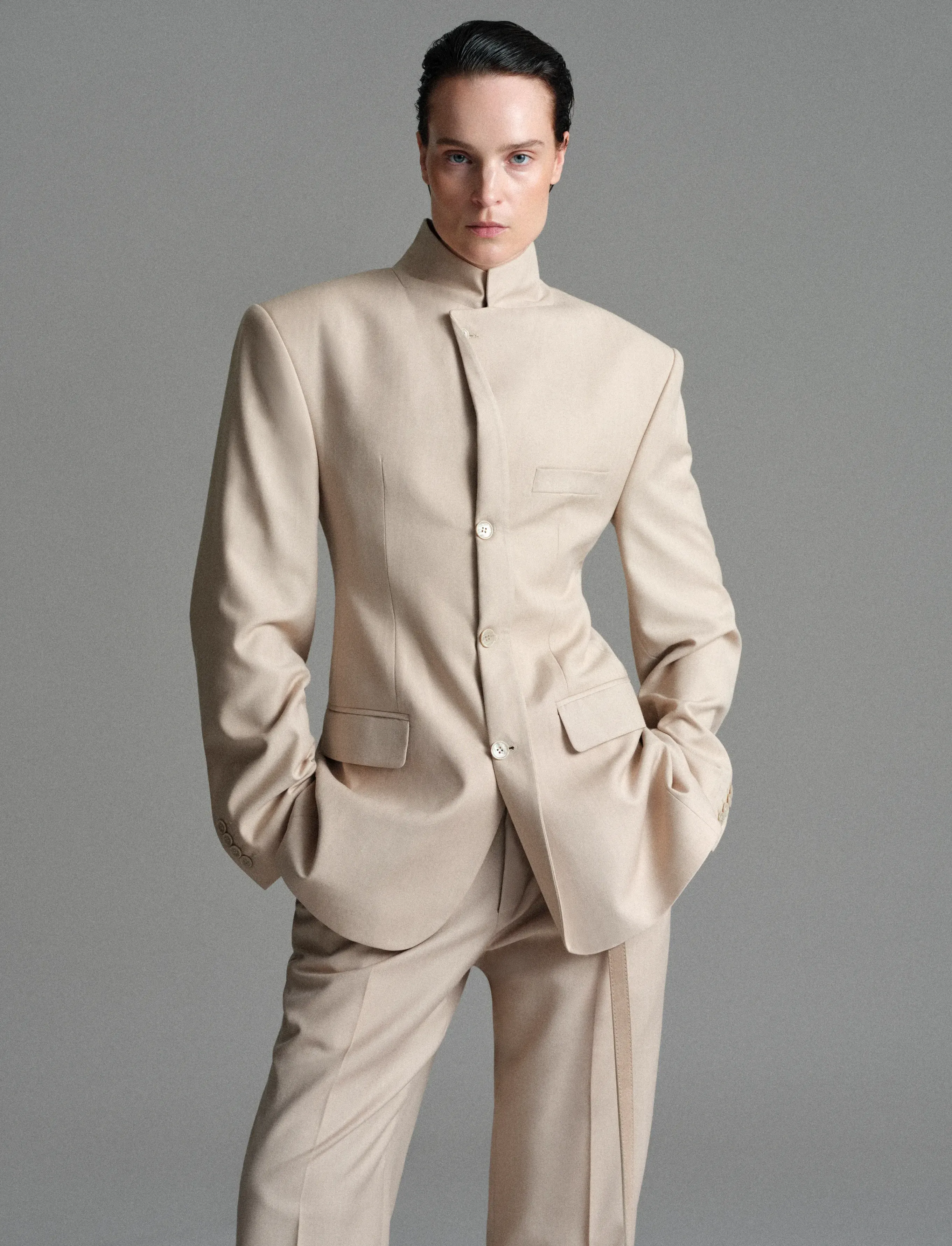 BETTTER - MOTHER TROUSER - habitbukser - beige - 3