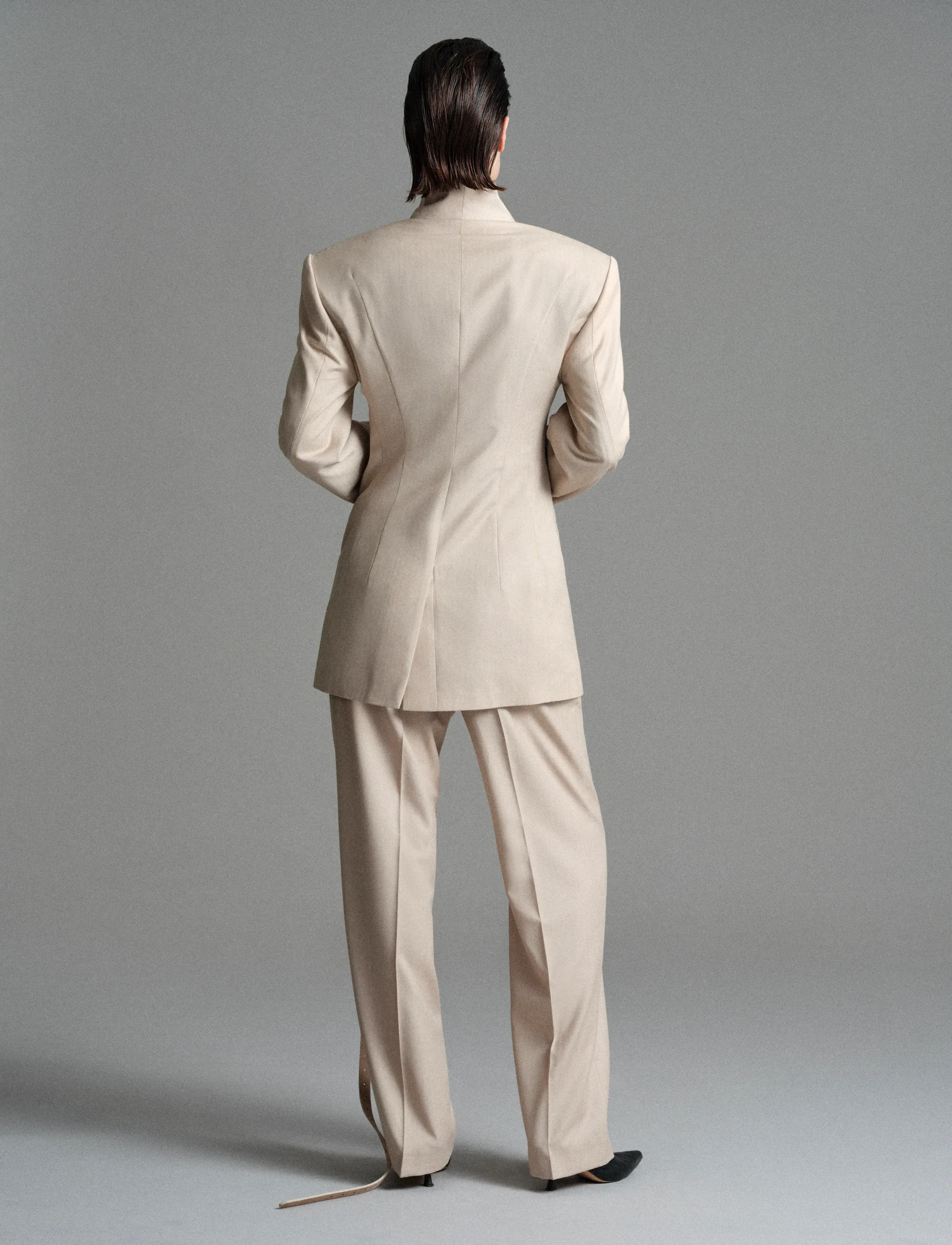 BETTTER - MOTHER TROUSER - habitbukser - beige - 5