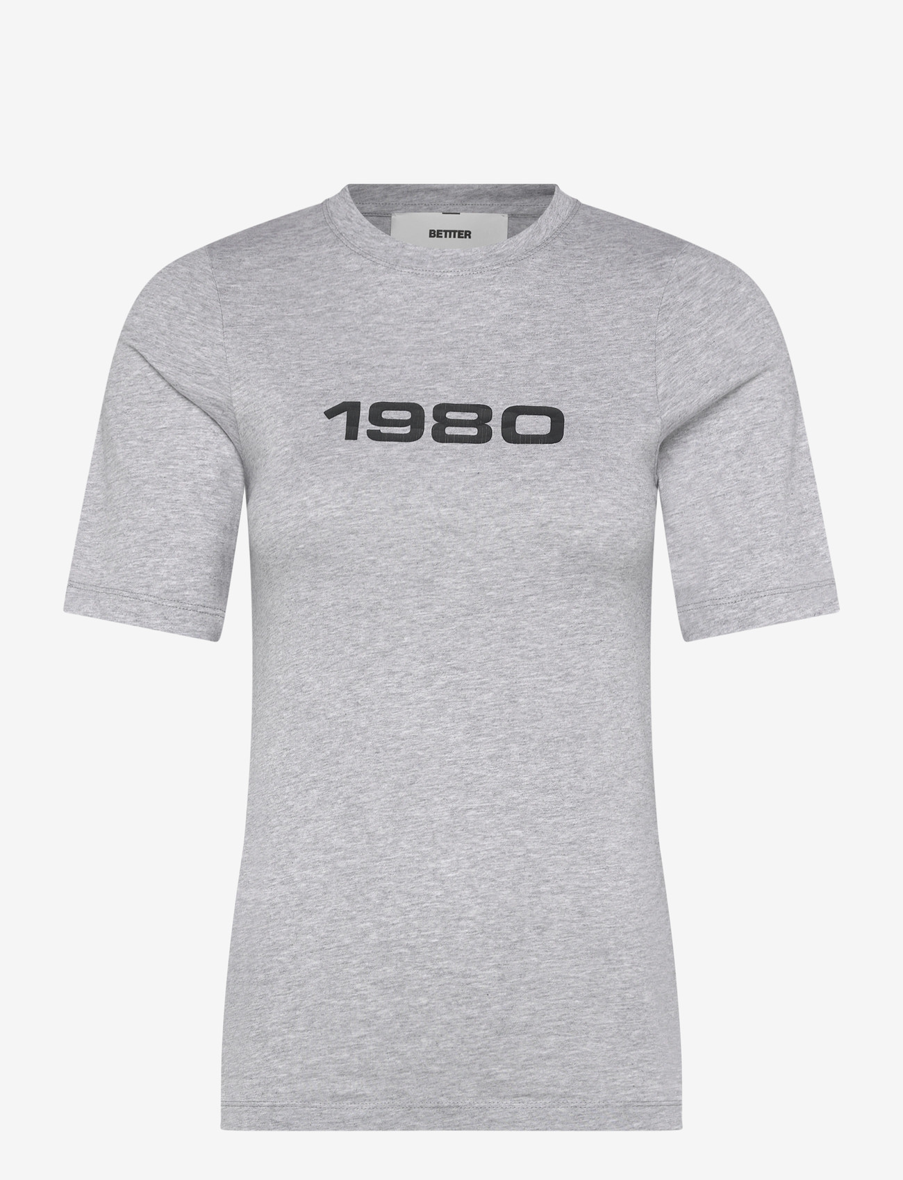 BETTTER - 1980 T-SHIRT - t-shirts - grey - 1